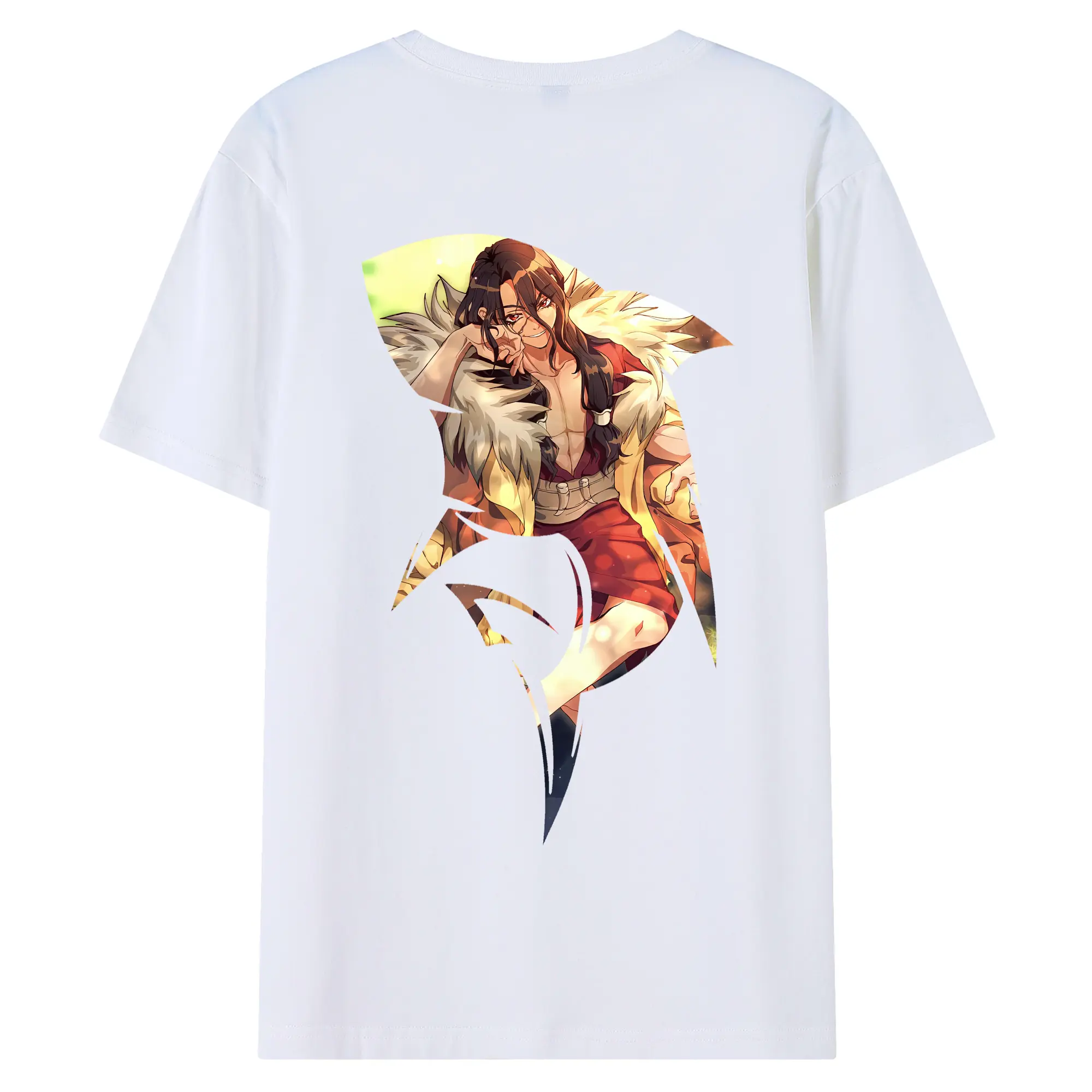 ドクターストーン グッズ,司 - 綿100％ 半袖Tシャツ ・ バックプリント ・ 快適 通気性 ・ 日常使い 散歩 スポーツ用