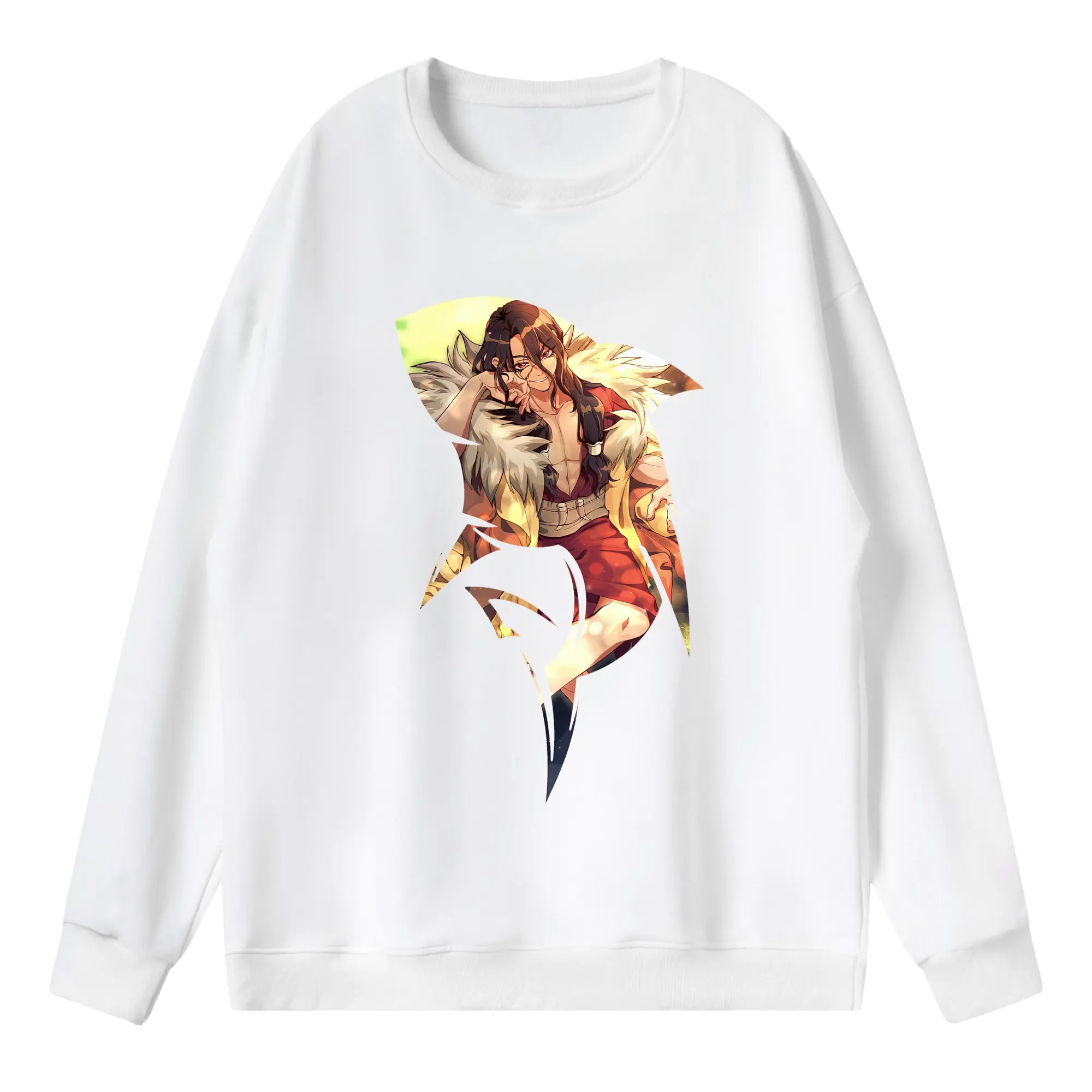 ドクターストーン グッズ,司 - 薄手 クルーネック スウェット 裏毛260g · ポリエステル 春秋向け カジュアル 男女兼用 · トレーナー デイリー スポーツ 散歩に最適