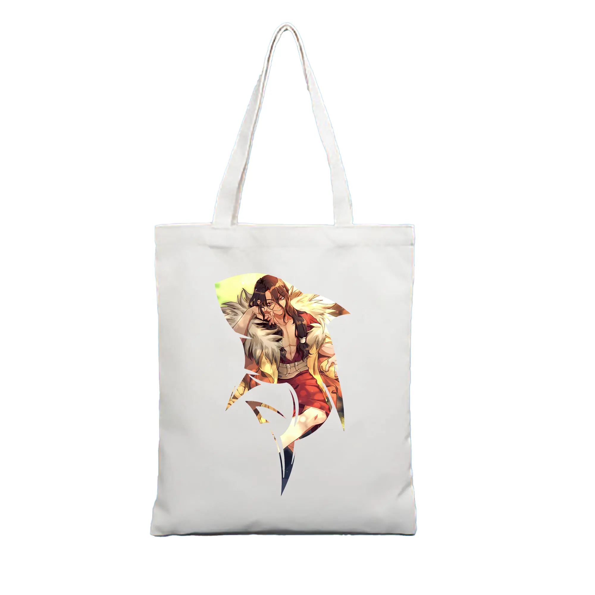 ドクターストーン グッズ,司 - 縦型キャンバス手提げバッグ（トートバッグ） ・ キャンバス素材 ・ ショッピング用 ・ 軽量 丈夫 お手入れ簡単