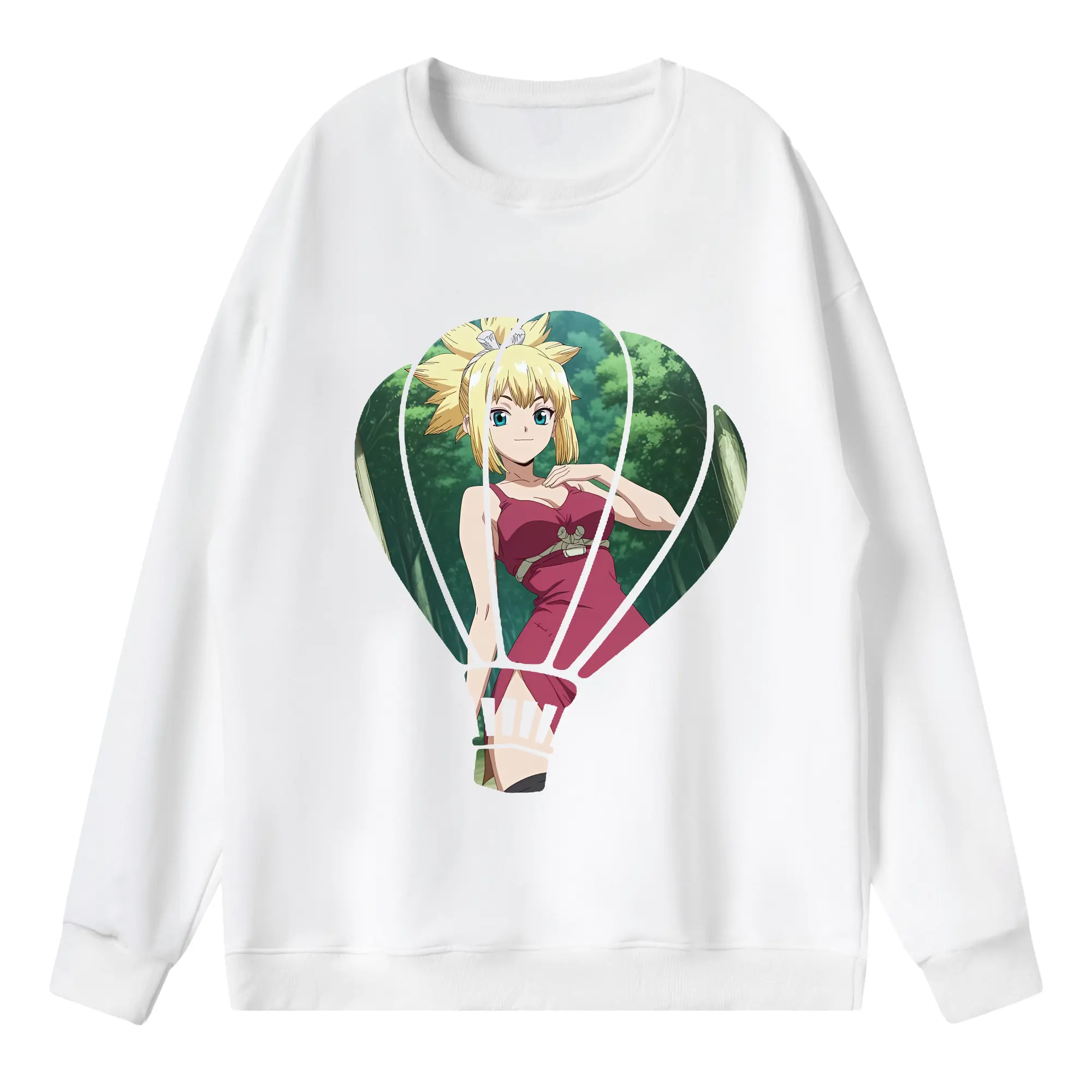 ドクターストーン グッズ,コハク - 薄手 クルーネック スウェット 裏毛260g · ポリエステル 春秋向け カジュアル 男女兼用 · トレーナー デイリー スポーツ 散歩に最適