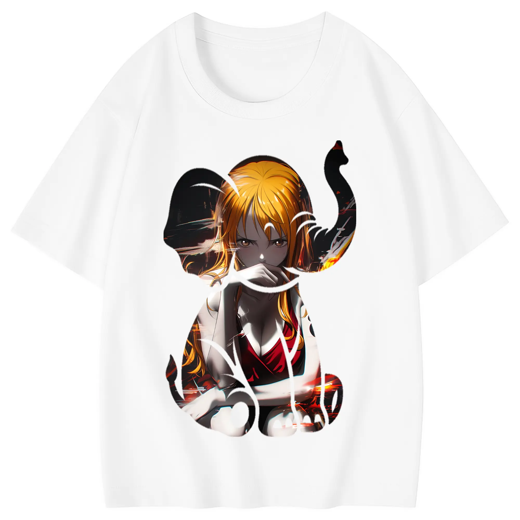 ワンピース グッズ ナミ - 綿100％ キッズTシャツ ・ フロントプリント ・ 快適 通気性 ・ スポーツ カジュアル 散歩用