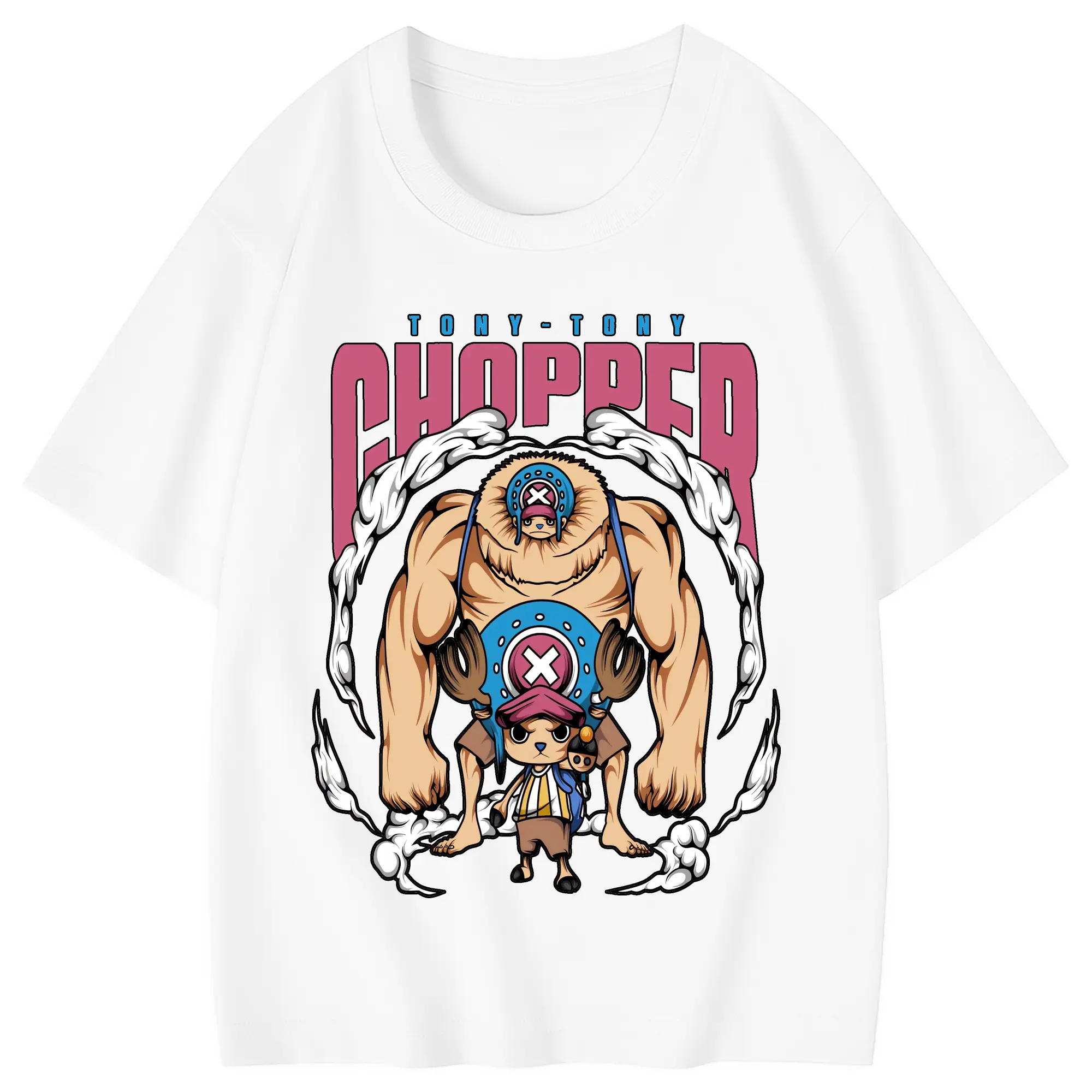 ワンピース グッズ トニートニー・チョッパー - 綿100％ キッズTシャツ ・ フロントプリント ・ 快適 通気性 ・ スポーツ カジュアル 散歩用