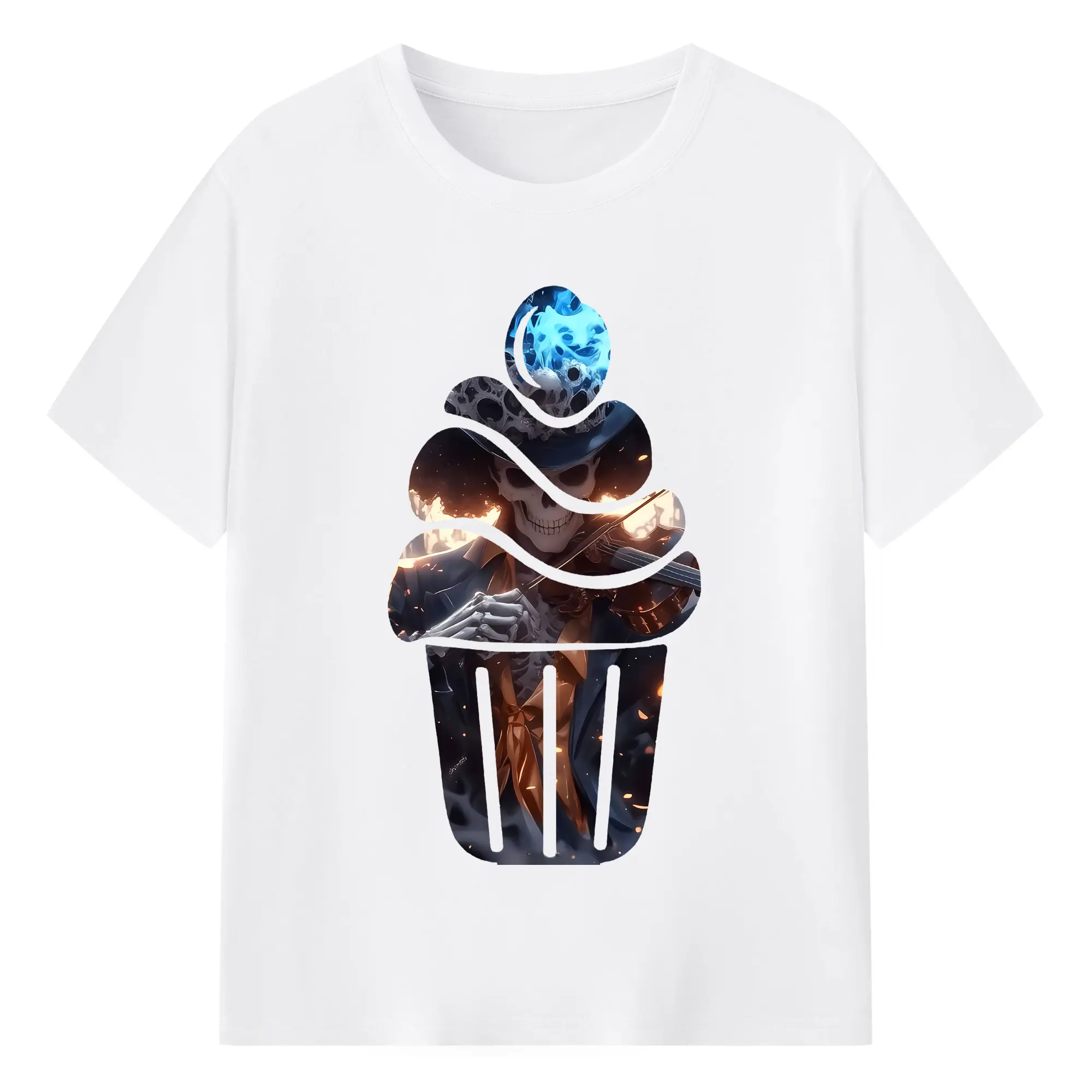 ワンピース グッズ ブルック - 綿100％ 半袖Tシャツ ・ フロントプリント ・ 快適 通気性 ・ 日常使い 散歩 スポーツ用