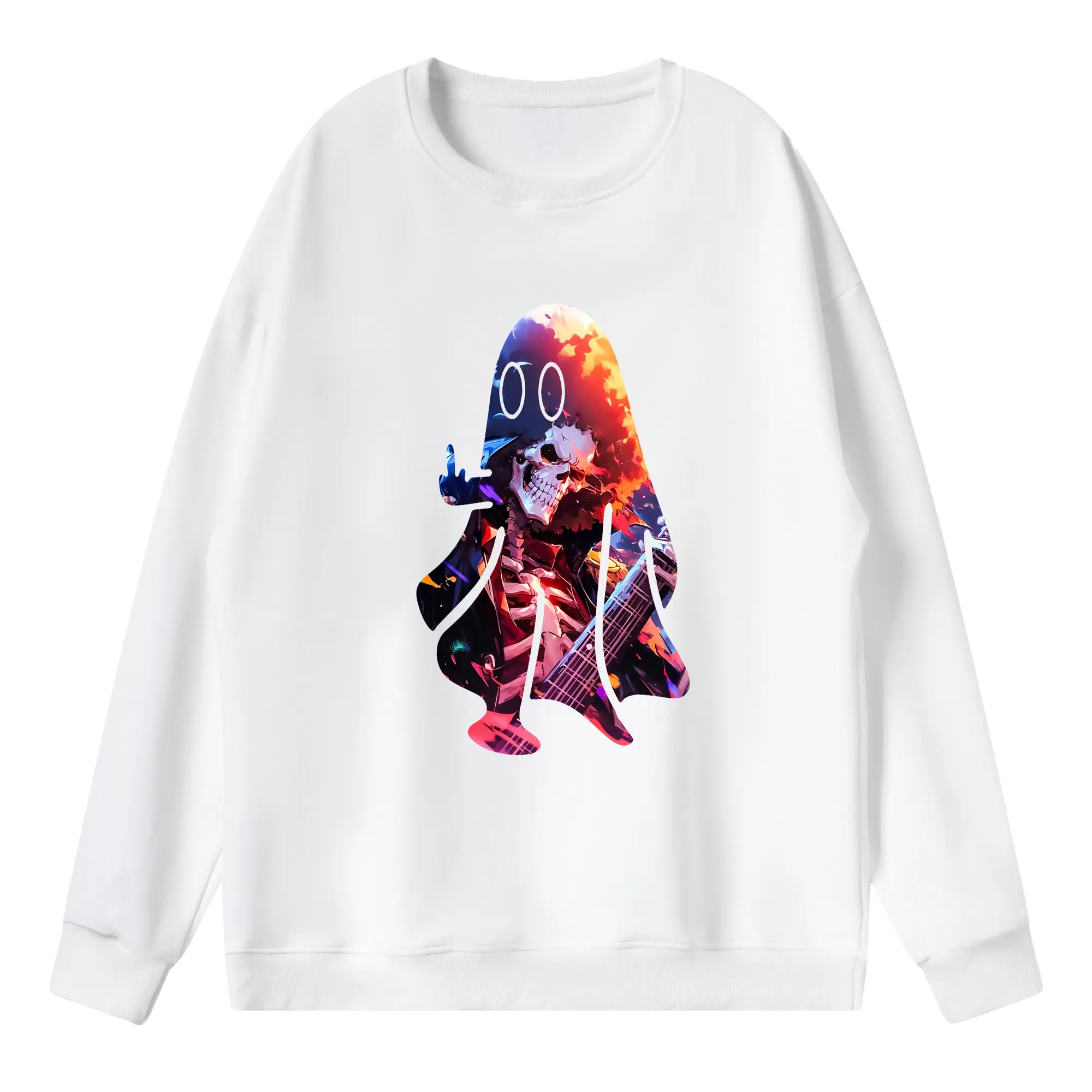 ワンピース グッズ ブルック - 薄手 クルーネック スウェット 裏毛260g · ポリエステル 春秋向け カジュアル 男女兼用 · トレーナー デイリー スポーツ 散歩に最適