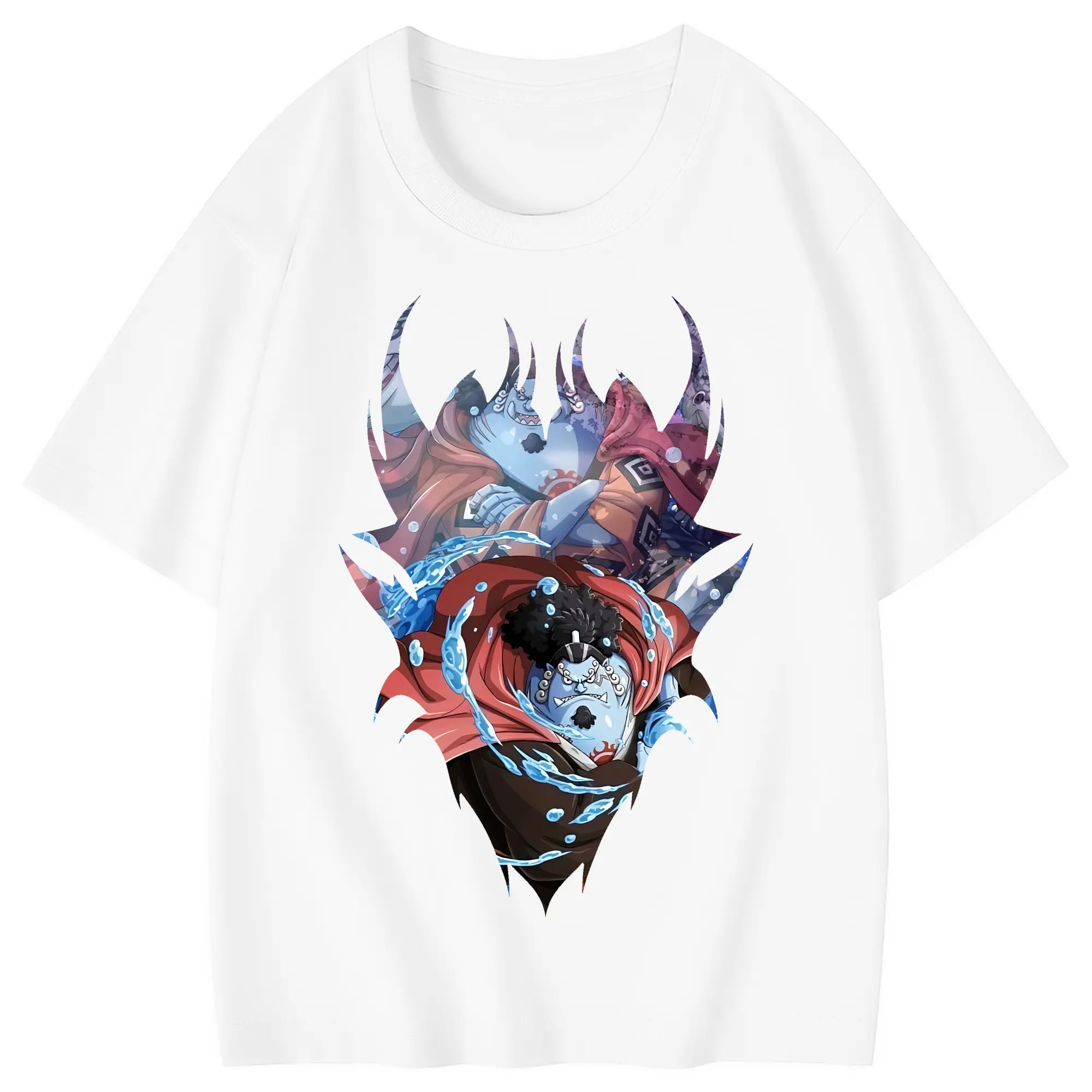 ワンピース グッズ ジンベエ - 綿100％ キッズTシャツ ・ フロントプリント ・ 快適 通気性 ・ スポーツ カジュアル 散歩用