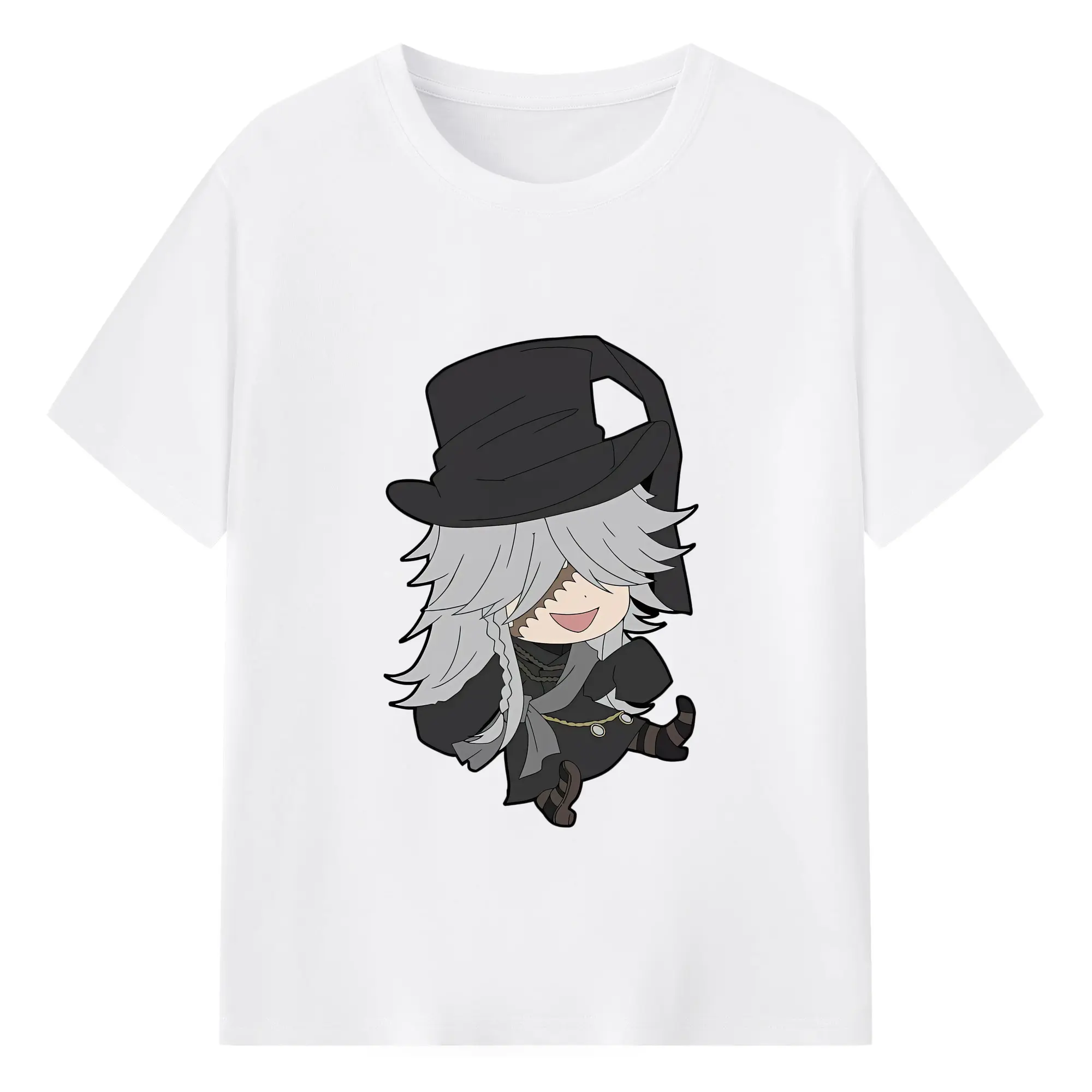 黒執事 グッズ,葬儀屋 - 綿100％ 半袖Tシャツ ・ フロントプリント ・ 快適 通気性 ・ 日常使い 散歩 スポーツ用