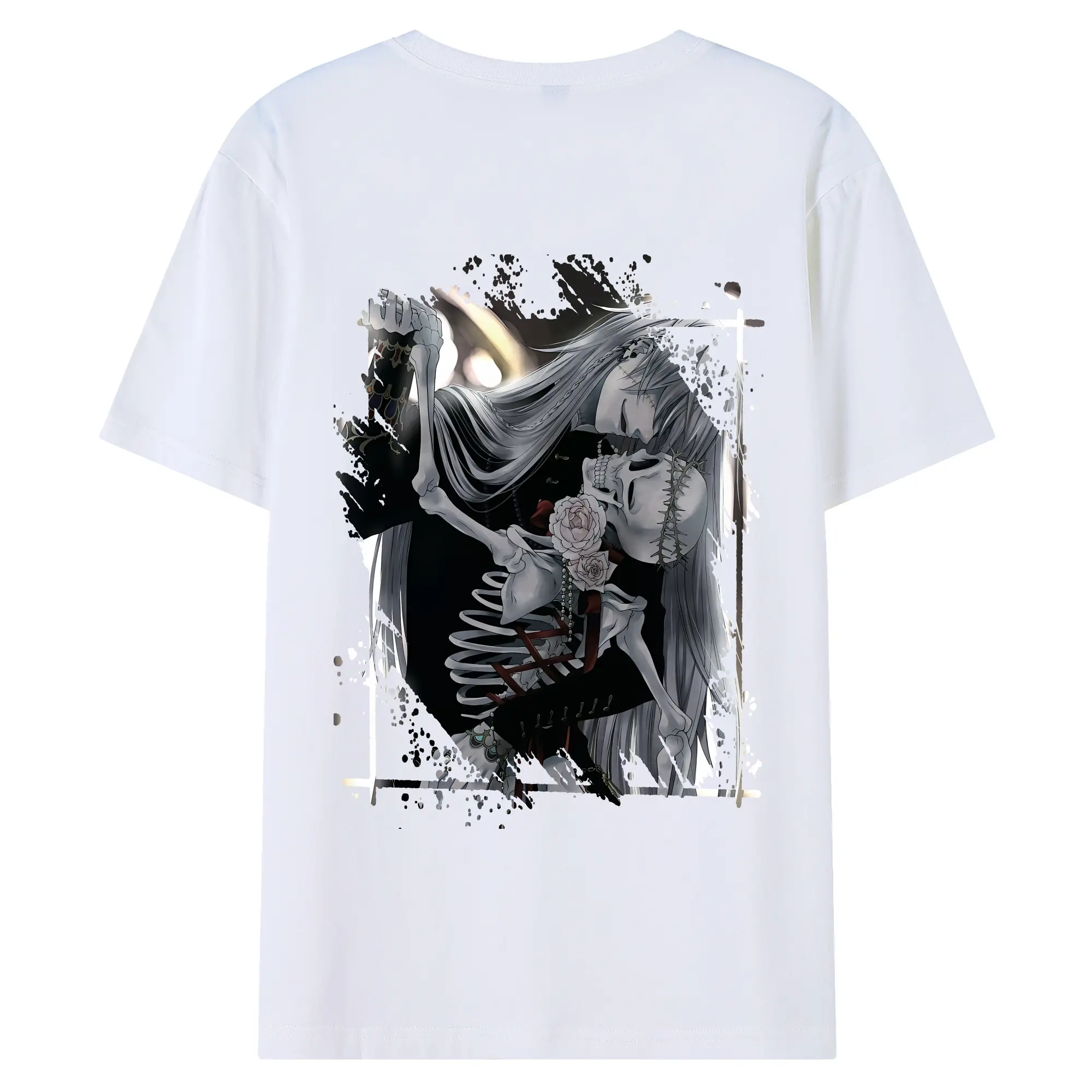 黒執事 グッズ,葬儀屋 - 綿100％ 半袖Tシャツ ・ バックプリント ・ 快適 通気性 ・ 日常使い 散歩 スポーツ用