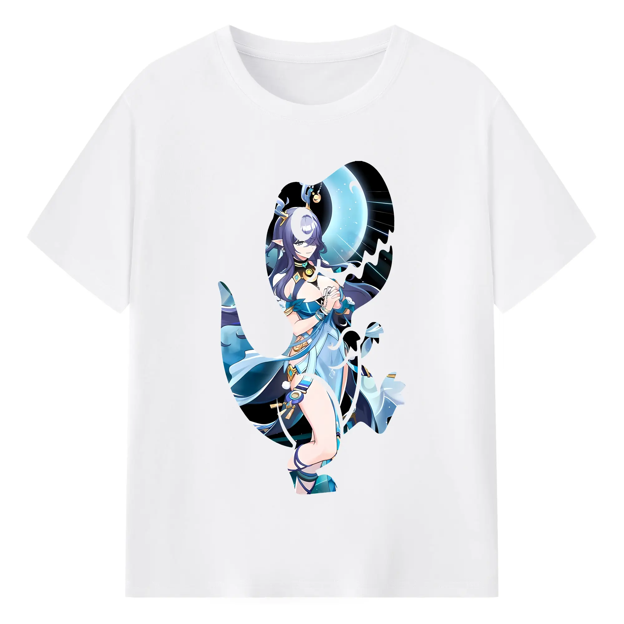 原 神 グッズ ラウマ - 綿100％ 半袖Tシャツ ・ フロントプリント ・ 快適 通気性 ・ 日常使い 散歩 スポーツ用