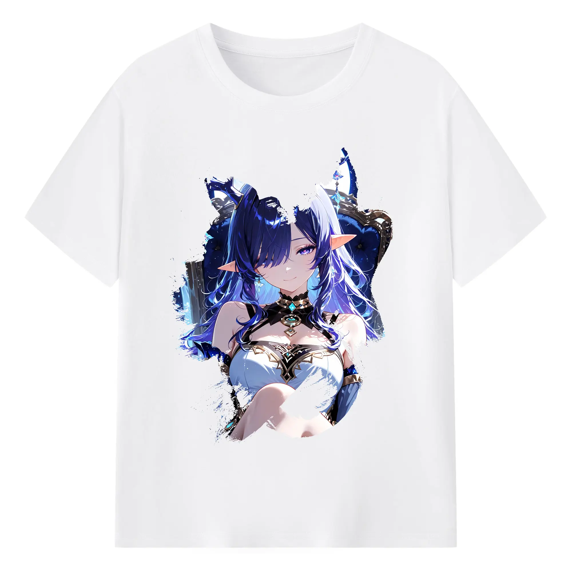 原 神 グッズ ラウマ - 綿100％ 半袖Tシャツ ・ フロントプリント ・ 快適 通気性 ・ 日常使い 散歩 スポーツ用