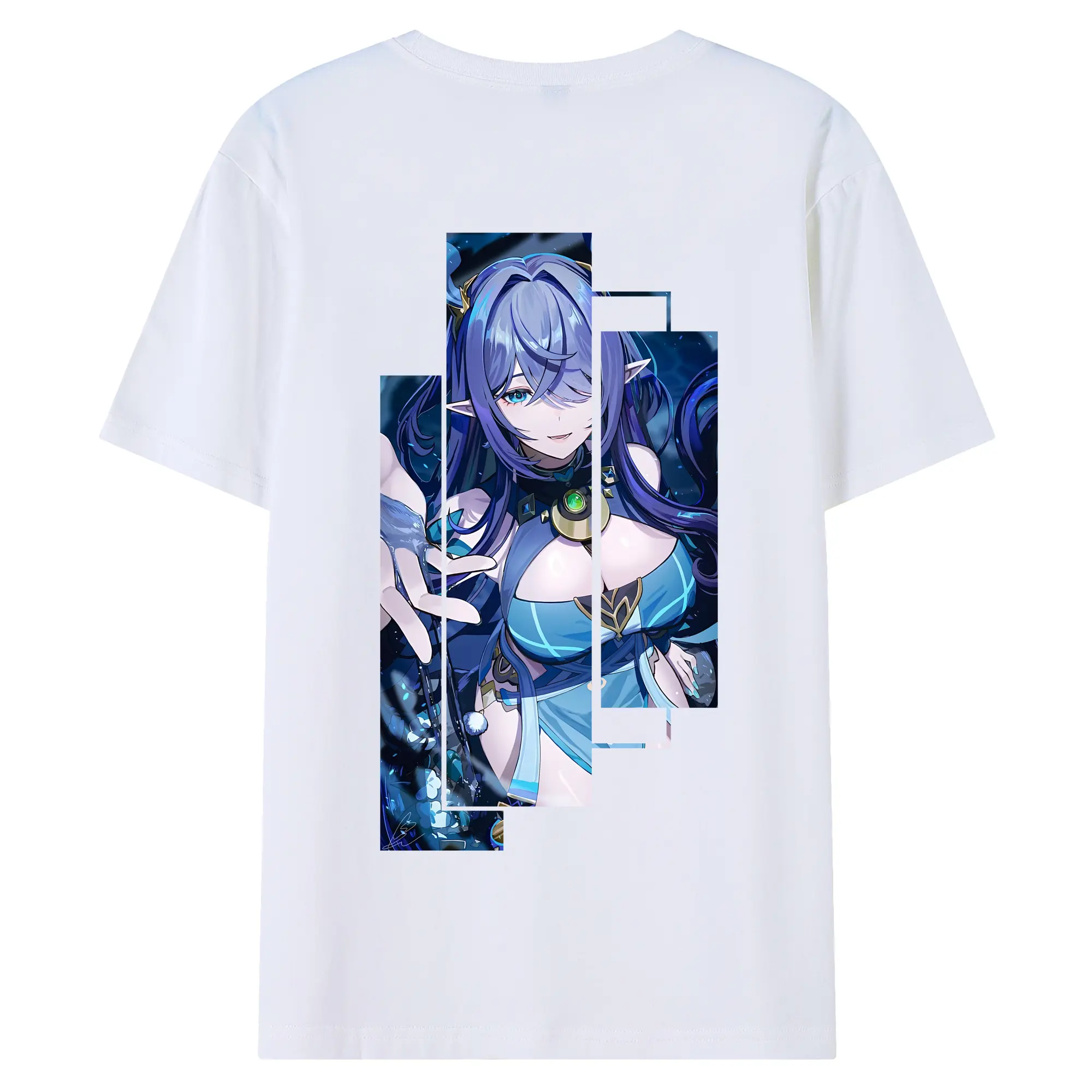 原 神 グッズ ラウマ - 綿100％ 半袖Tシャツ ・ バックプリント ・ 快適 通気性 ・ 日常使い 散歩 スポーツ用