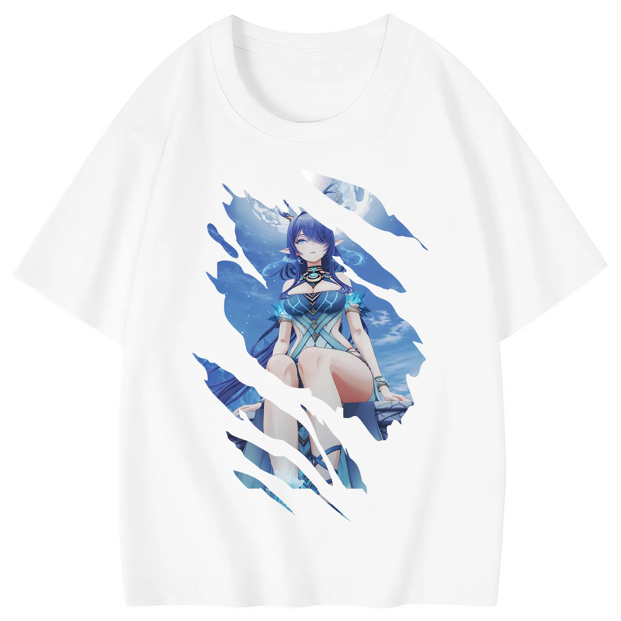 原 神 グッズ ラウマ - 綿100％ キッズTシャツ ・ フロントプリント ・ 快適 通気性 ・ スポーツ カジュアル 散歩用