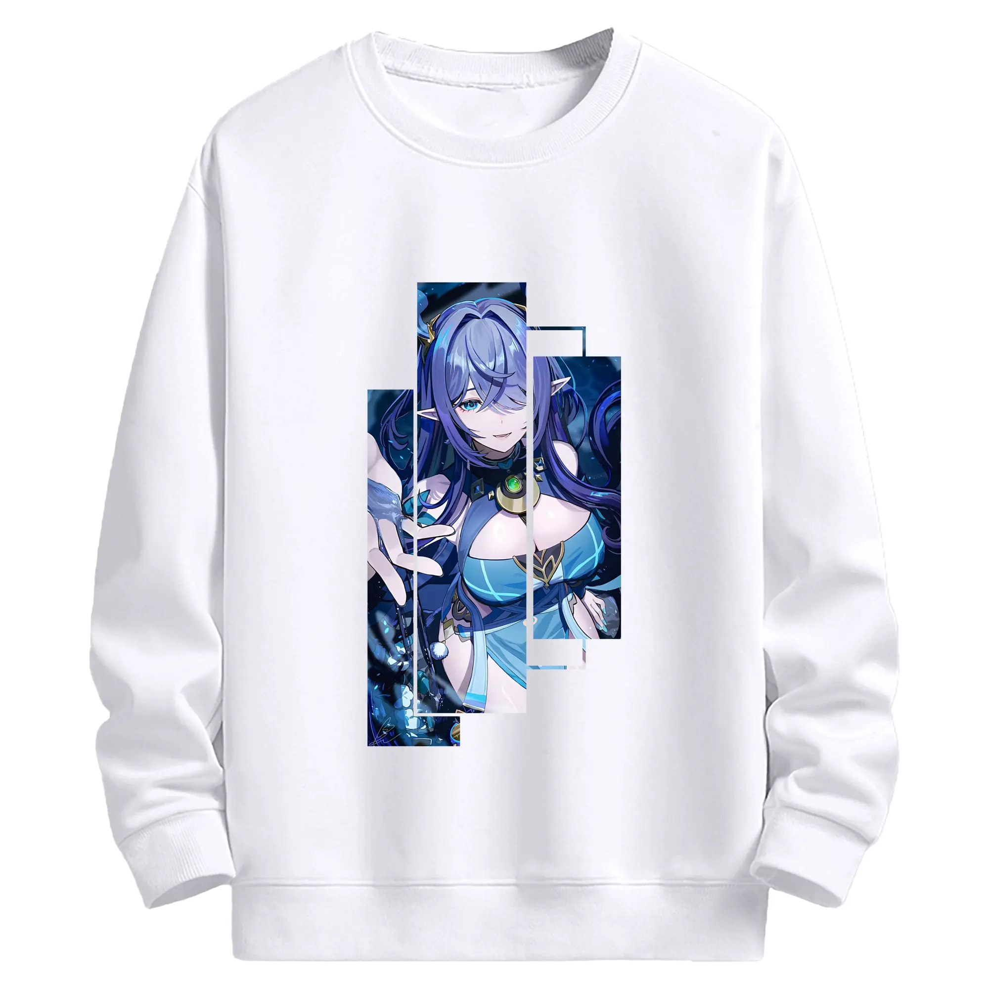 原 神 グッズ ラウマ - 高品質 クルーネック スウェット ・ コットン59％ ポリエステル41％ ・ ユニセックス 長袖 トレーナー ・ カジュアル デイリー スポーツ 散歩用