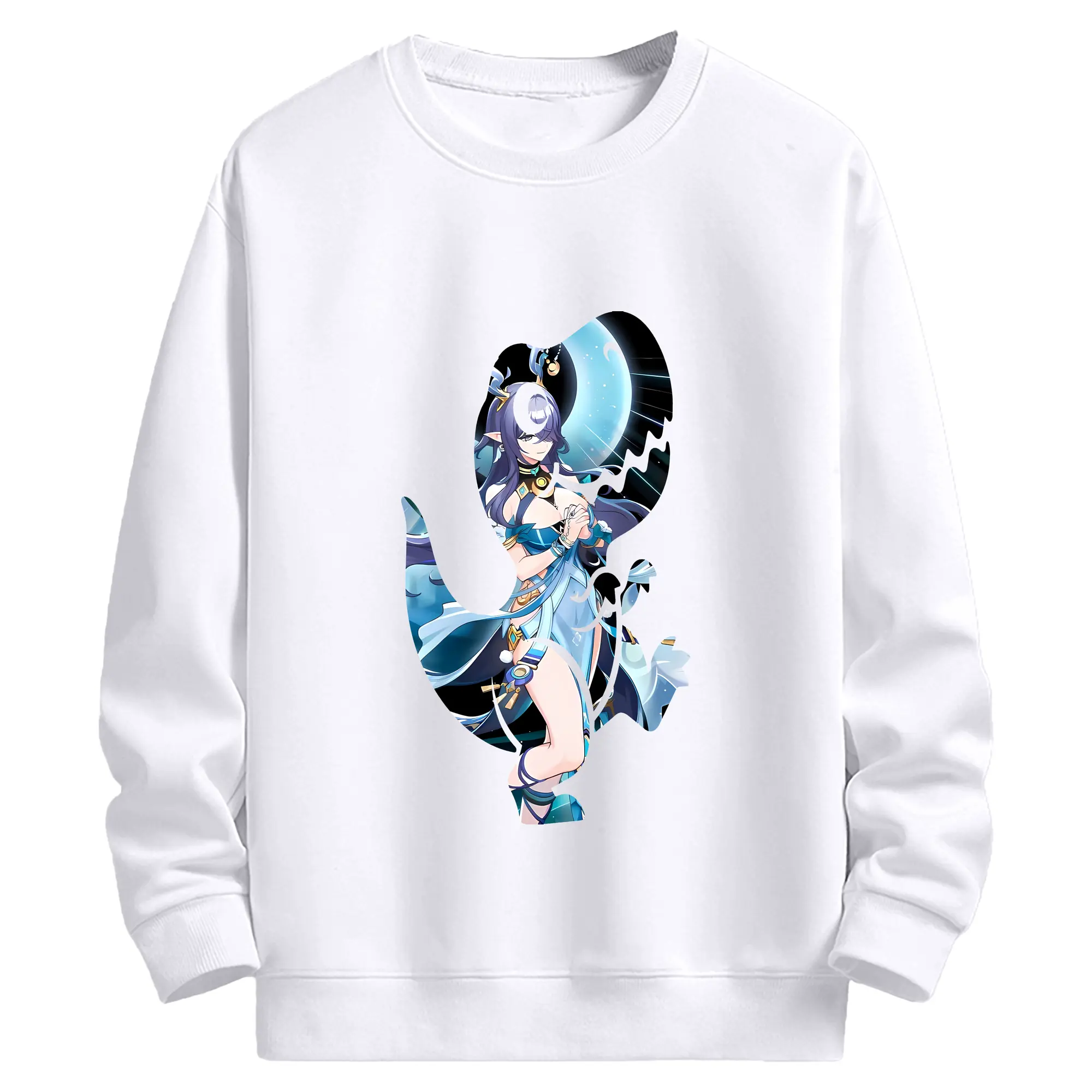 原 神 グッズ ラウマ - 高品質 クルーネック スウェット ・ コットン59％ ポリエステル41％ ・ ユニセックス 長袖 トレーナー ・ カジュアル デイリー スポーツ 散歩用