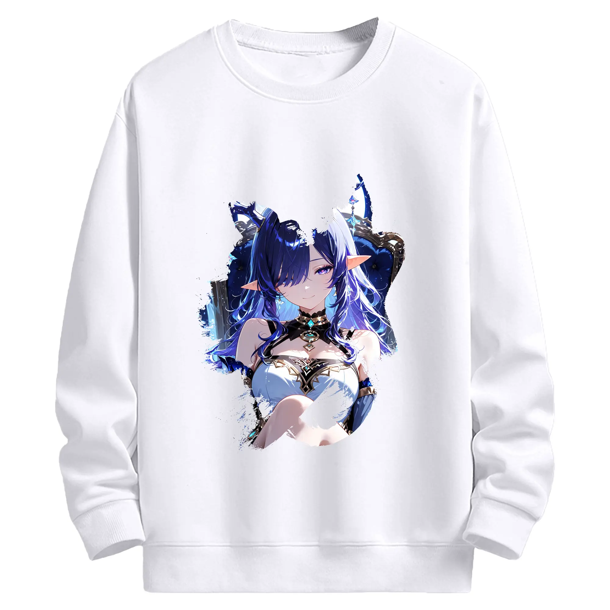 原 神 グッズ ラウマ - 高品質 クルーネック スウェット ・ コットン59％ ポリエステル41％ ・ ユニセックス 長袖 トレーナー ・ カジュアル デイリー スポーツ 散歩用