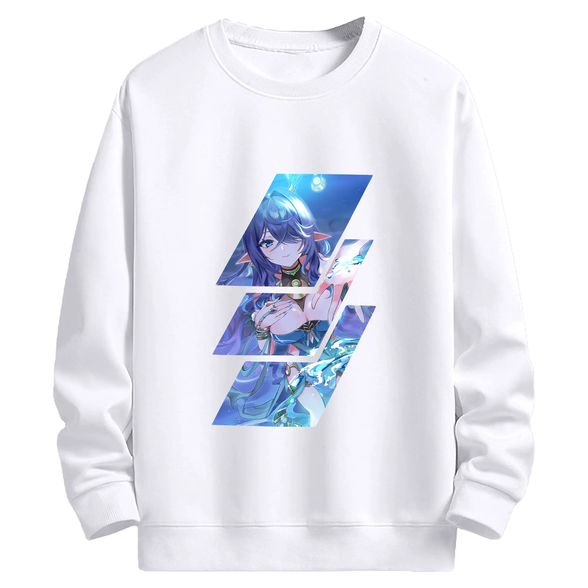 原 神 グッズ ラウマ - 高品質 クルーネック スウェット ・ コットン59％ ポリエステル41％ ・ ユニセックス 長袖 トレーナー ・ カジュアル デイリー スポーツ 散歩用