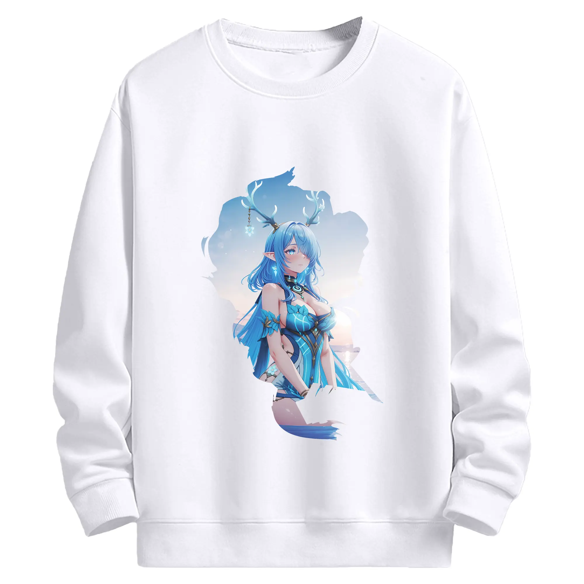 原 神 グッズ ラウマ - 高品質 クルーネック スウェット ・ コットン59％ ポリエステル41％ ・ ユニセックス 長袖 トレーナー ・ カジュアル デイリー スポーツ 散歩用