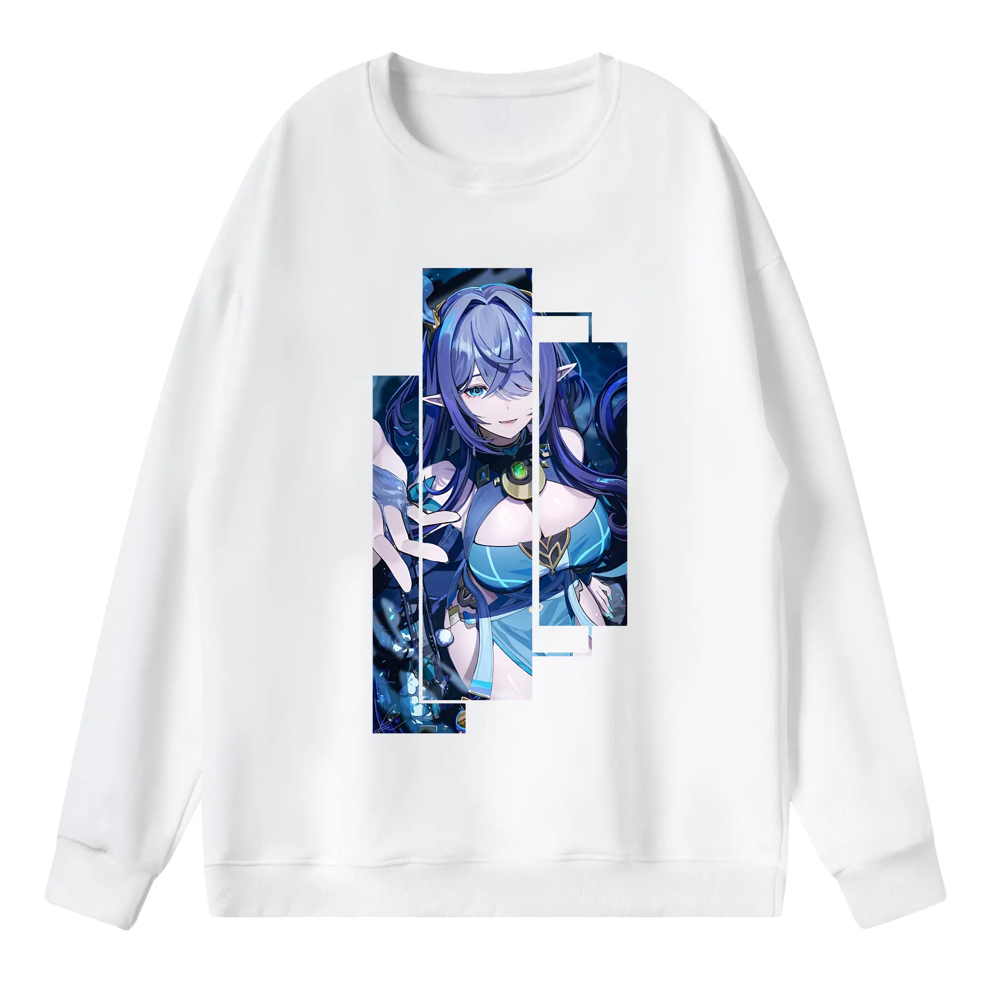 原 神 グッズ ラウマ - 薄手 クルーネック スウェット 裏毛260g · ポリエステル 春秋向け カジュアル 男女兼用 · トレーナー デイリー スポーツ 散歩に最適