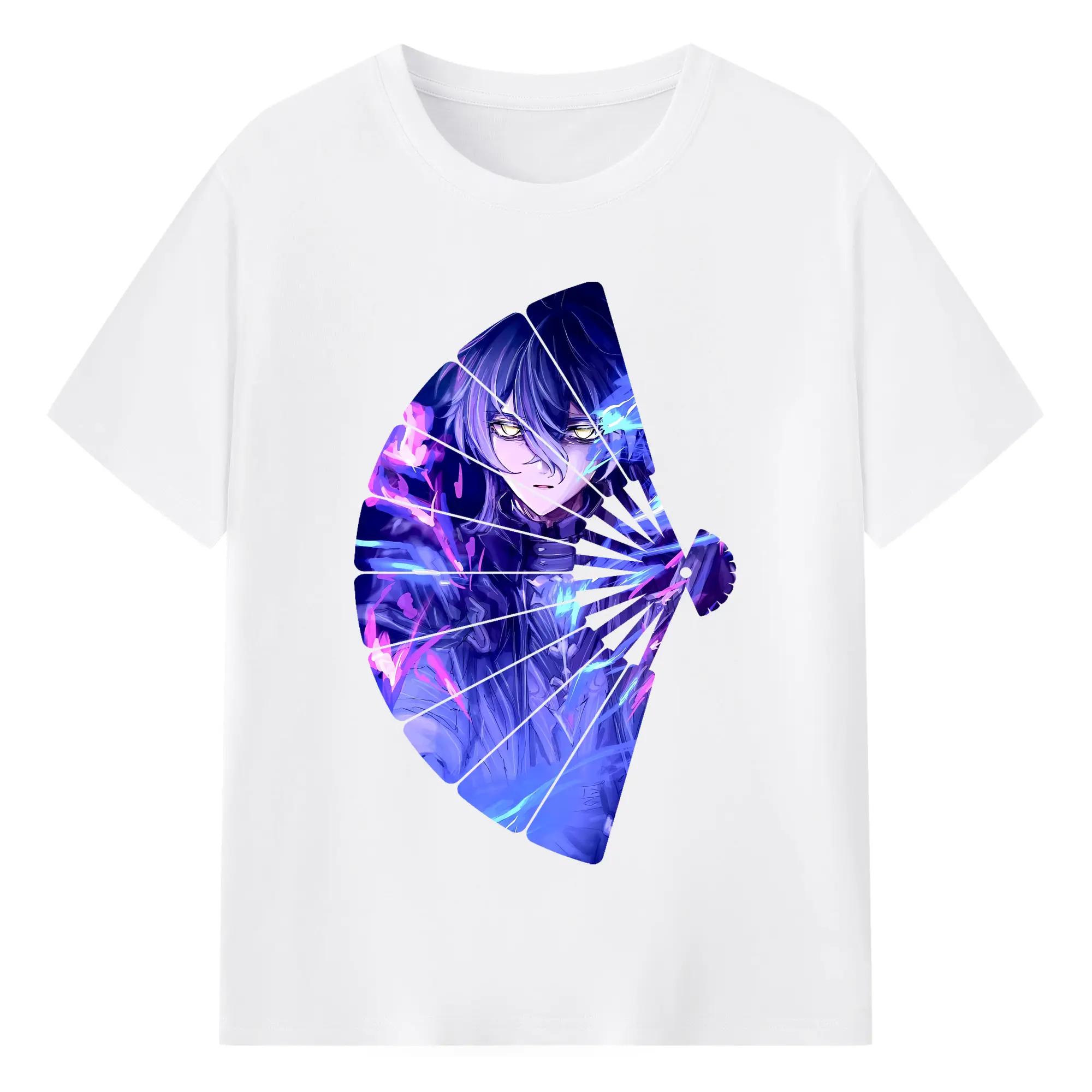 原 神 グッズ フリンズ - 綿100％ 半袖Tシャツ ・ フロントプリント ・ 快適 通気性 ・ 日常使い 散歩 スポーツ用