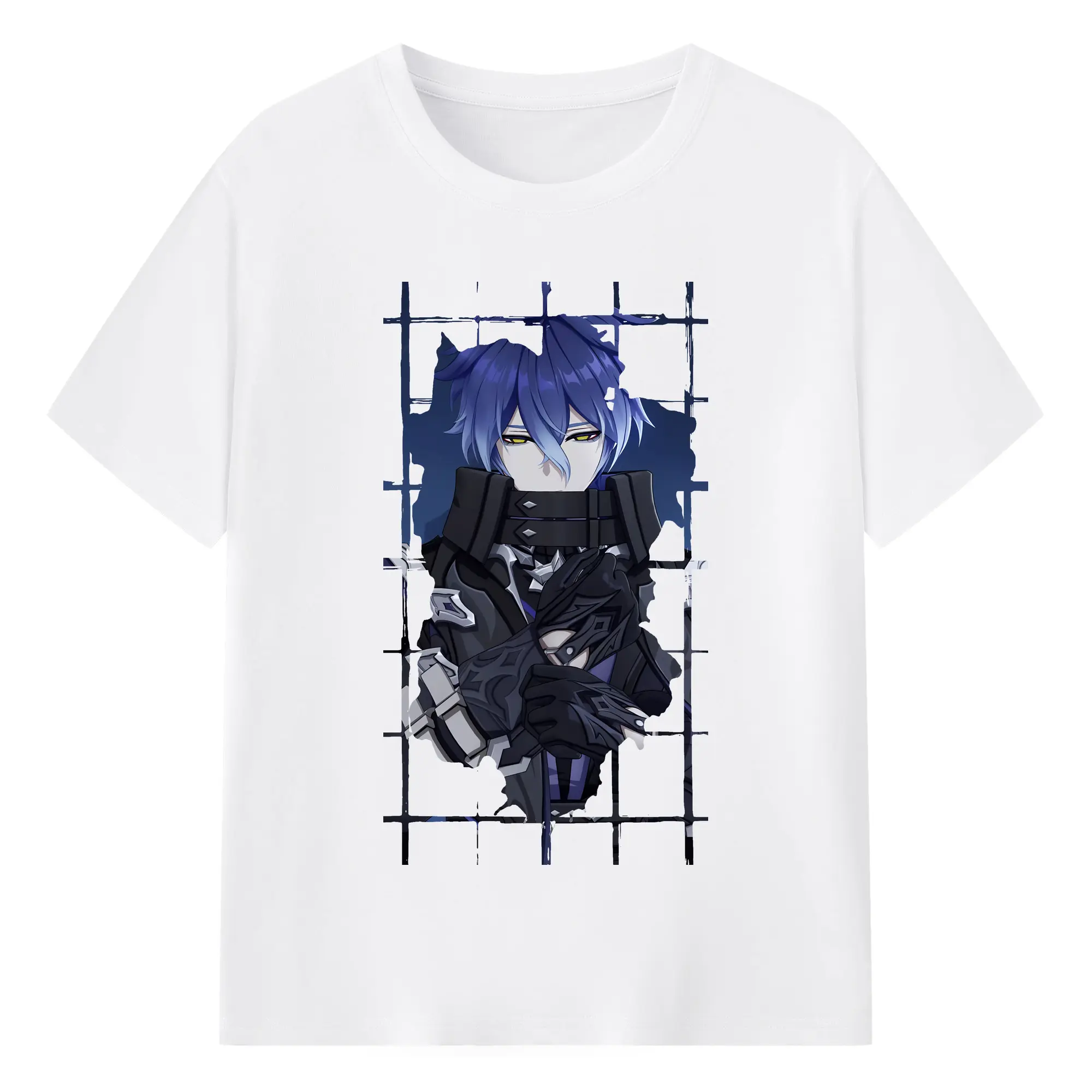 原 神 グッズ フリンズ - 綿100％ 半袖Tシャツ ・ フロントプリント ・ 快適 通気性 ・ 日常使い 散歩 スポーツ用