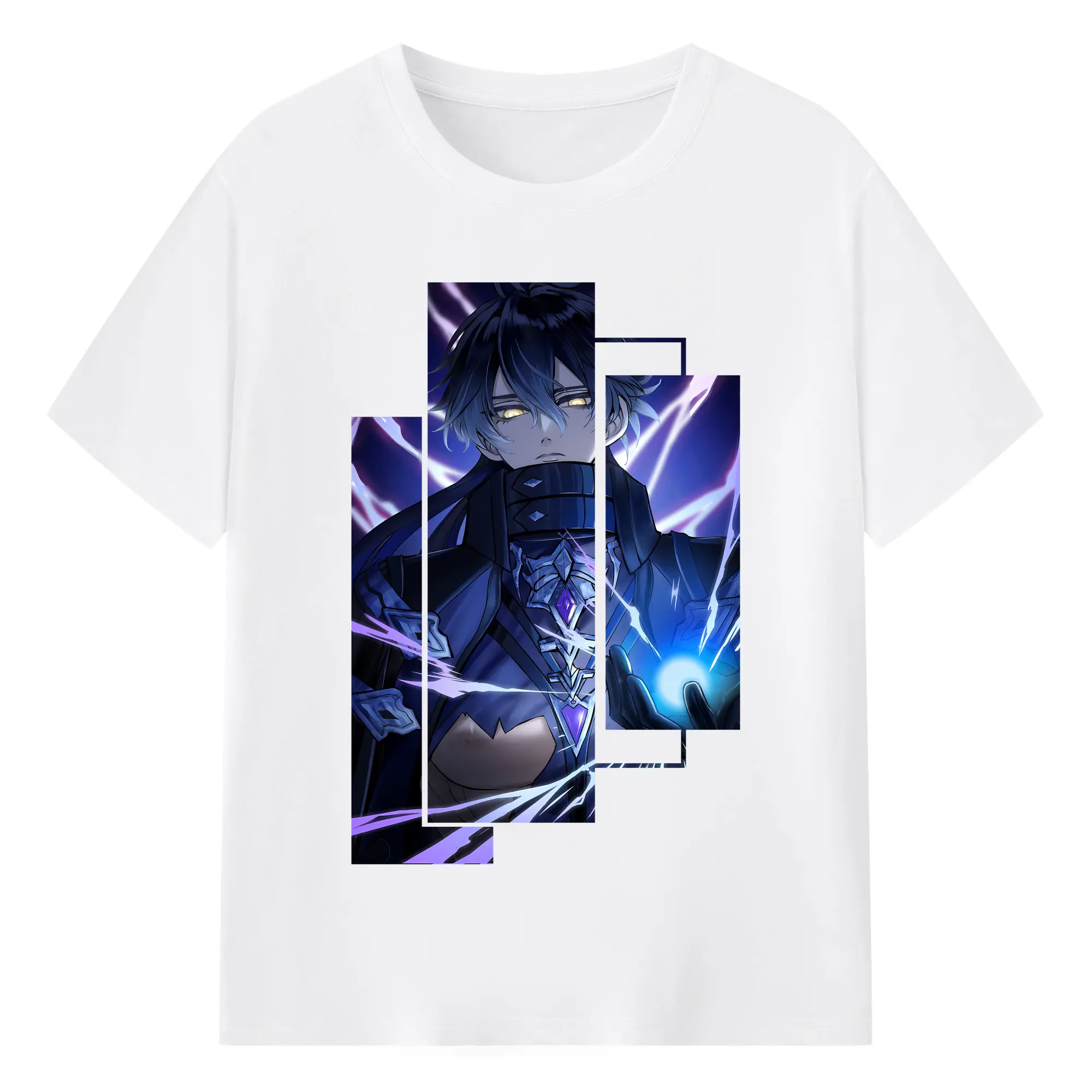 原 神 グッズ フリンズ - 綿100％ 半袖Tシャツ ・ フロントプリント ・ 快適 通気性 ・ 日常使い 散歩 スポーツ用