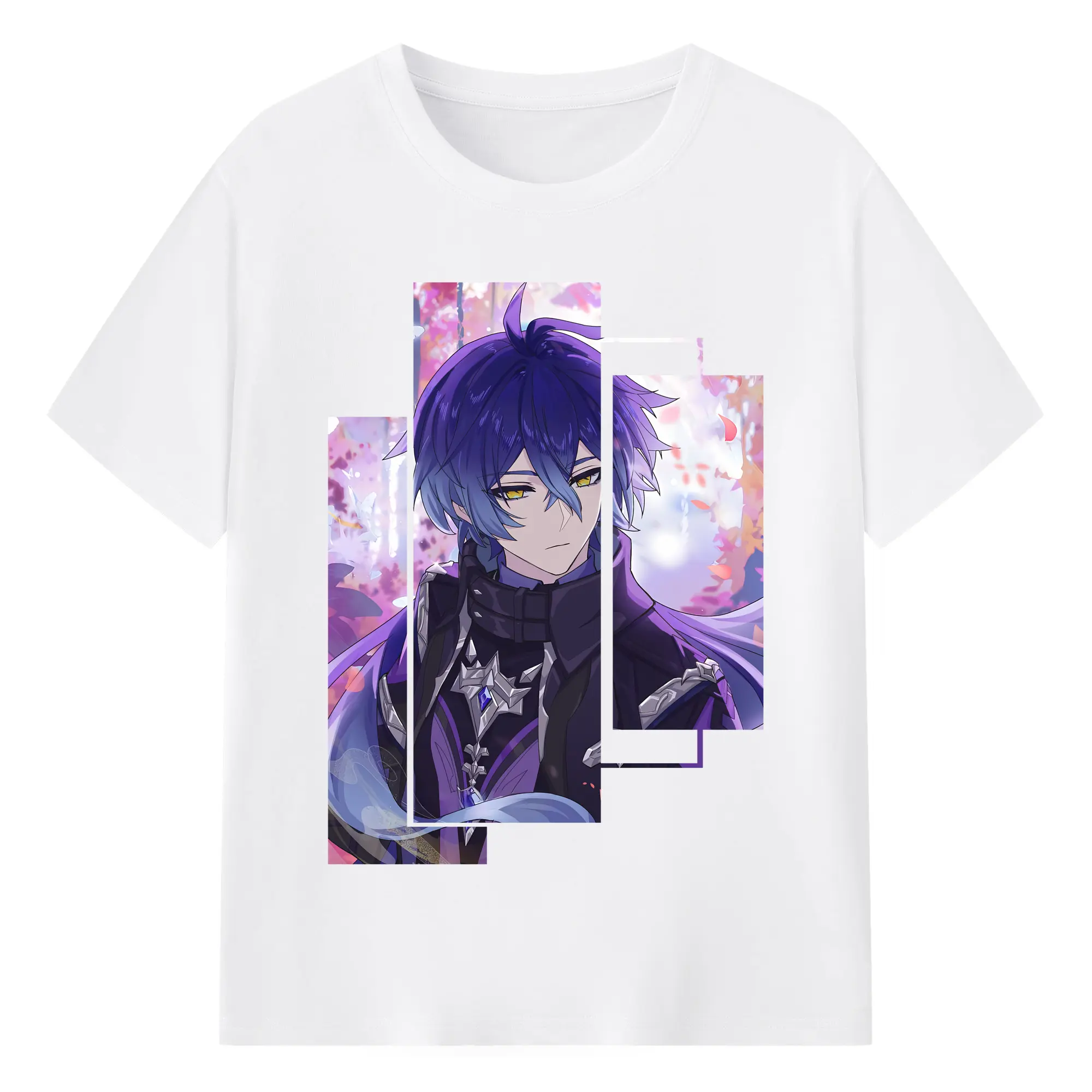 原 神 グッズ フリンズ - 綿100％ 半袖Tシャツ ・ フロントプリント ・ 快適 通気性 ・ 日常使い 散歩 スポーツ用