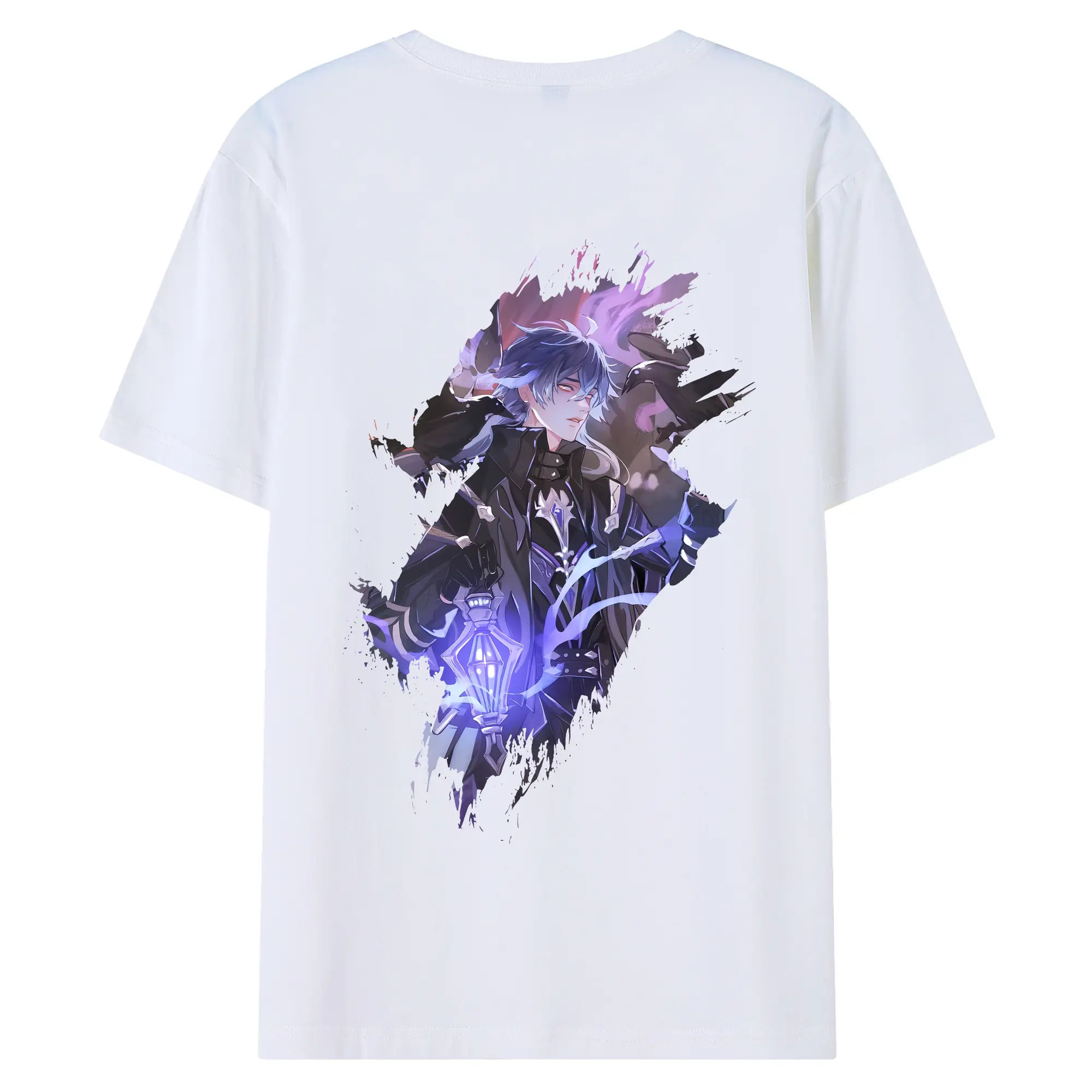 原 神 グッズ フリンズ - 綿100％ 半袖Tシャツ ・ バックプリント ・ 快適 通気性 ・ 日常使い 散歩 スポーツ用