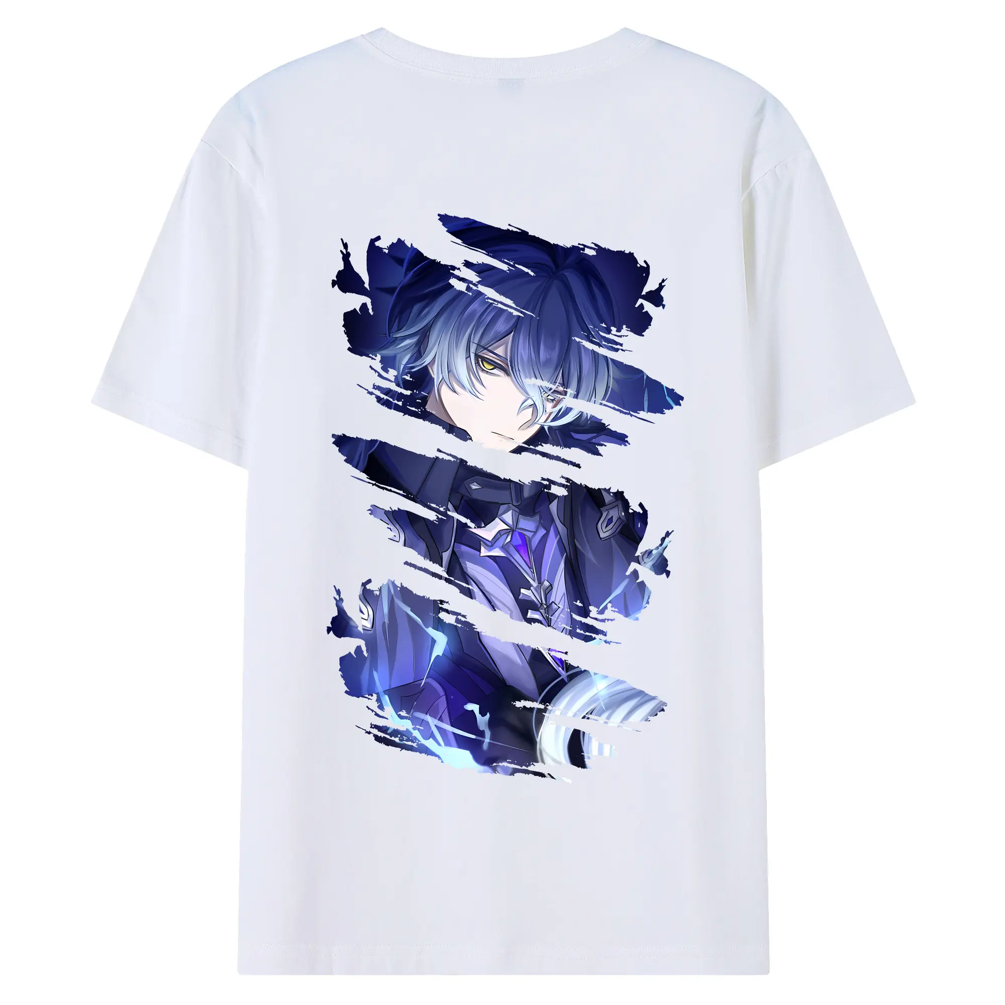 原 神 グッズ フリンズ - 綿100％ 半袖Tシャツ ・ バックプリント ・ 快適 通気性 ・ 日常使い 散歩 スポーツ用