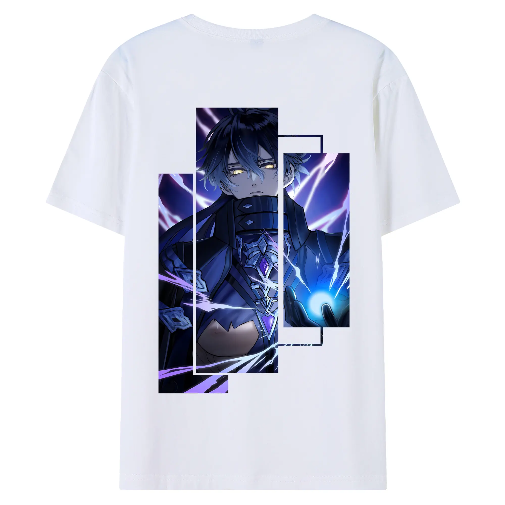 原 神 グッズ フリンズ - 綿100％ 半袖Tシャツ ・ バックプリント ・ 快適 通気性 ・ 日常使い 散歩 スポーツ用