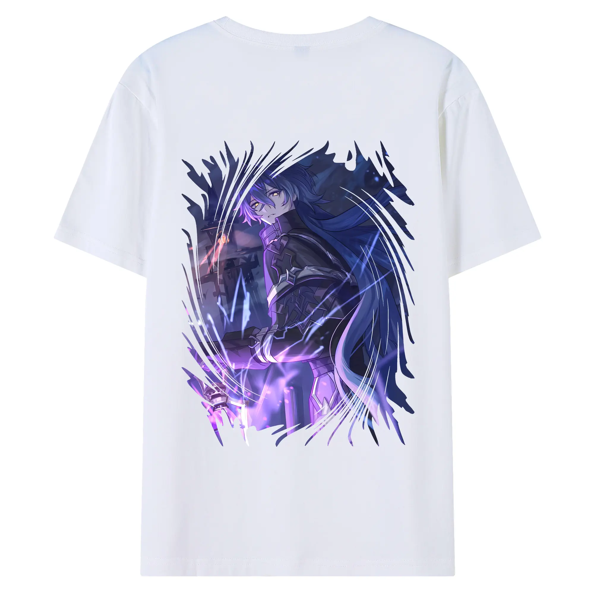 原 神 グッズ フリンズ - 綿100％ 半袖Tシャツ ・ バックプリント ・ 快適 通気性 ・ 日常使い 散歩 スポーツ用