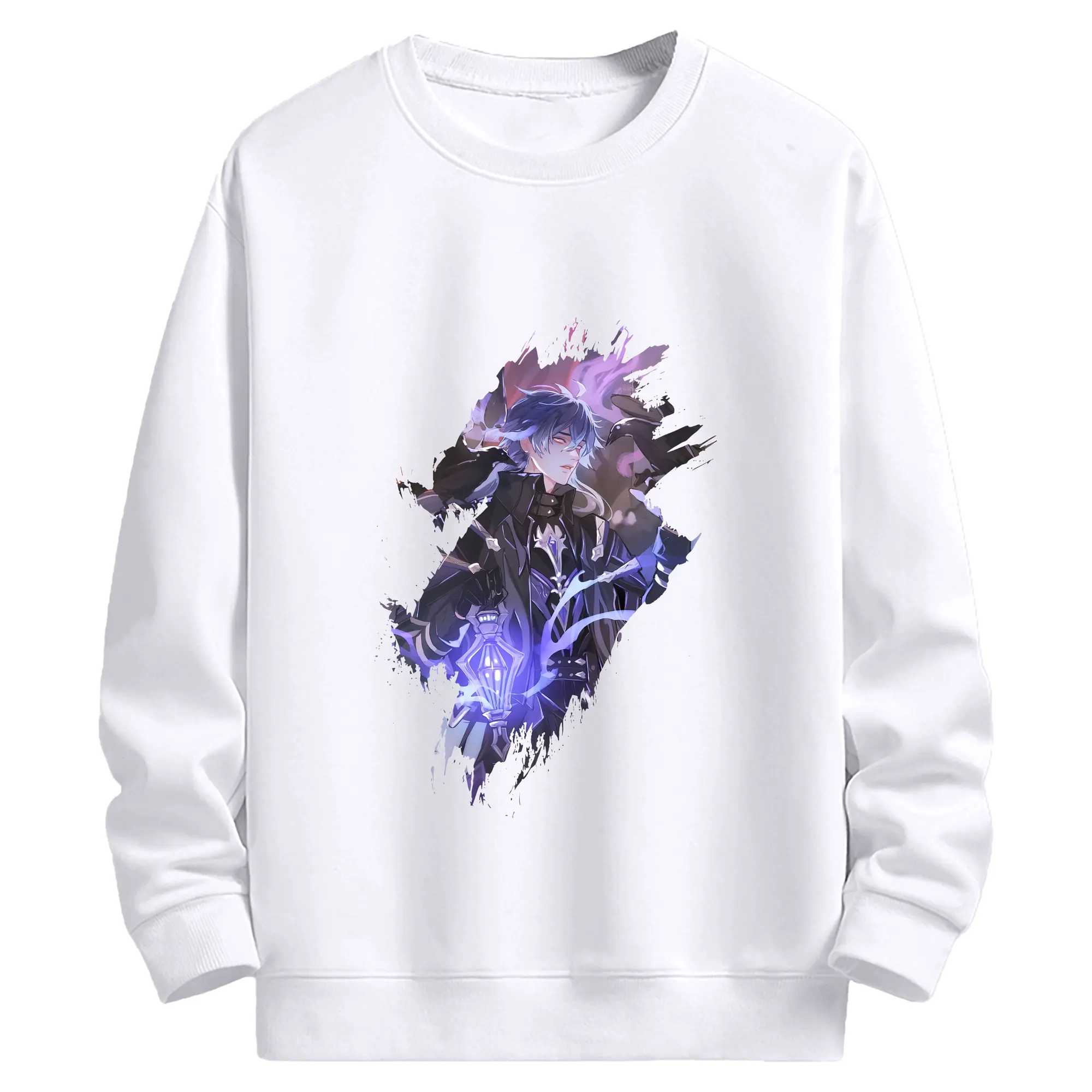 原 神 グッズ フリンズ - 高品質 クルーネック スウェット ・ コットン59％ ポリエステル41％ ・ ユニセックス 長袖 トレーナー ・ カジュアル デイリー スポーツ 散歩用