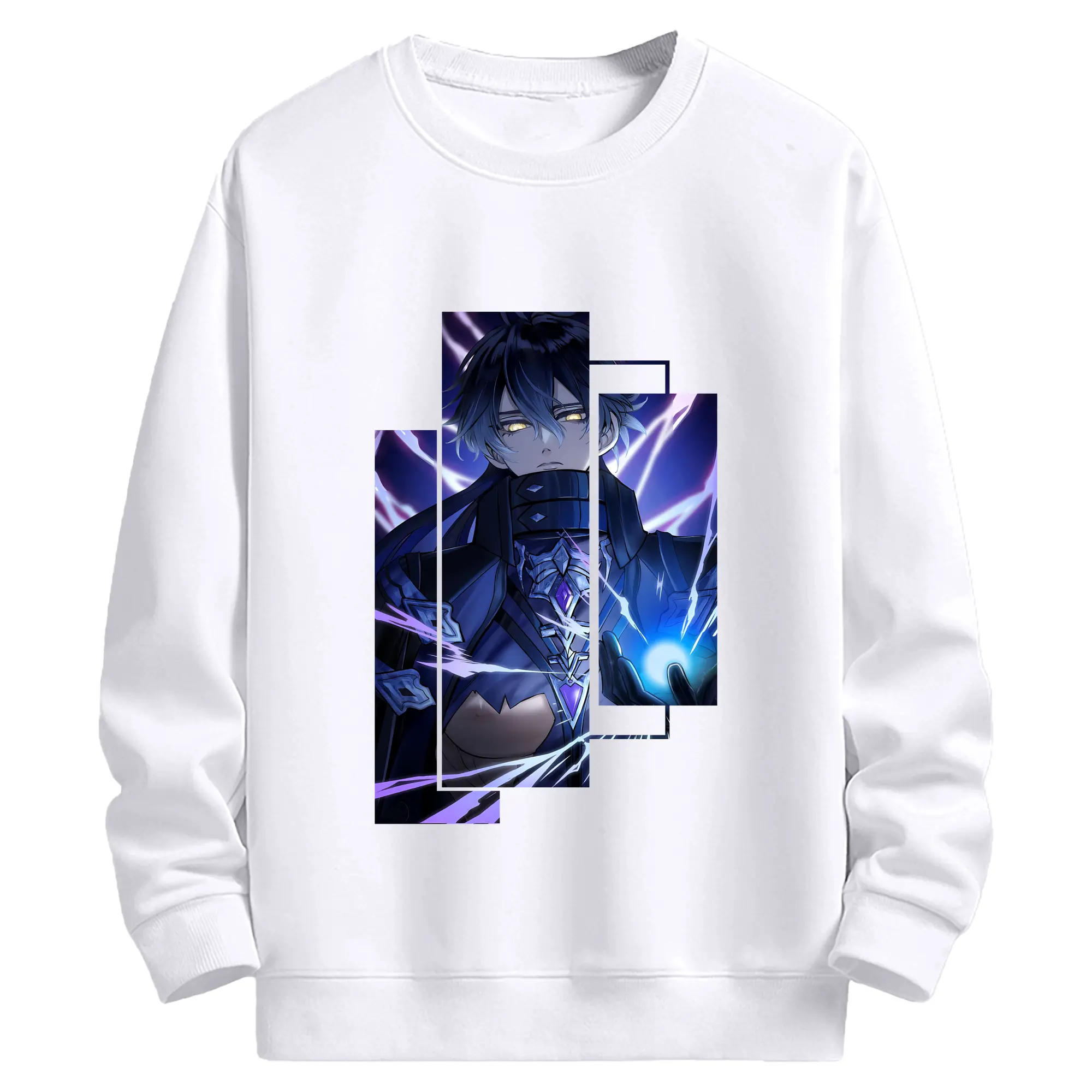 原 神 グッズ フリンズ - 高品質 クルーネック スウェット ・ コットン59％ ポリエステル41％ ・ ユニセックス 長袖 トレーナー ・ カジュアル デイリー スポーツ 散歩用