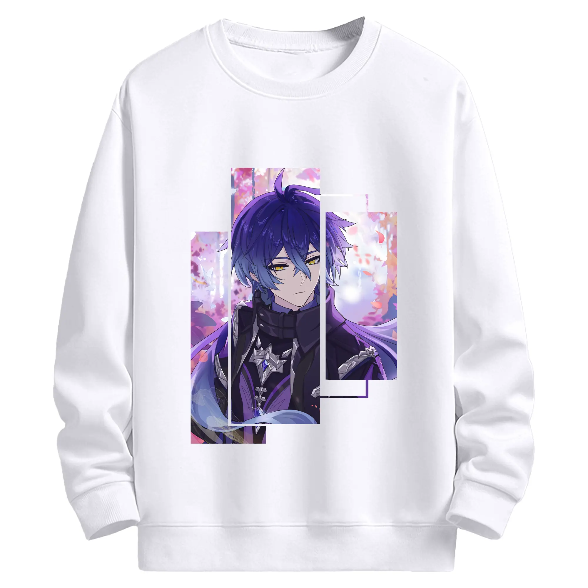 原 神 グッズ フリンズ - 高品質 クルーネック スウェット ・ コットン59％ ポリエステル41％ ・ ユニセックス 長袖 トレーナー ・ カジュアル デイリー スポーツ 散歩用