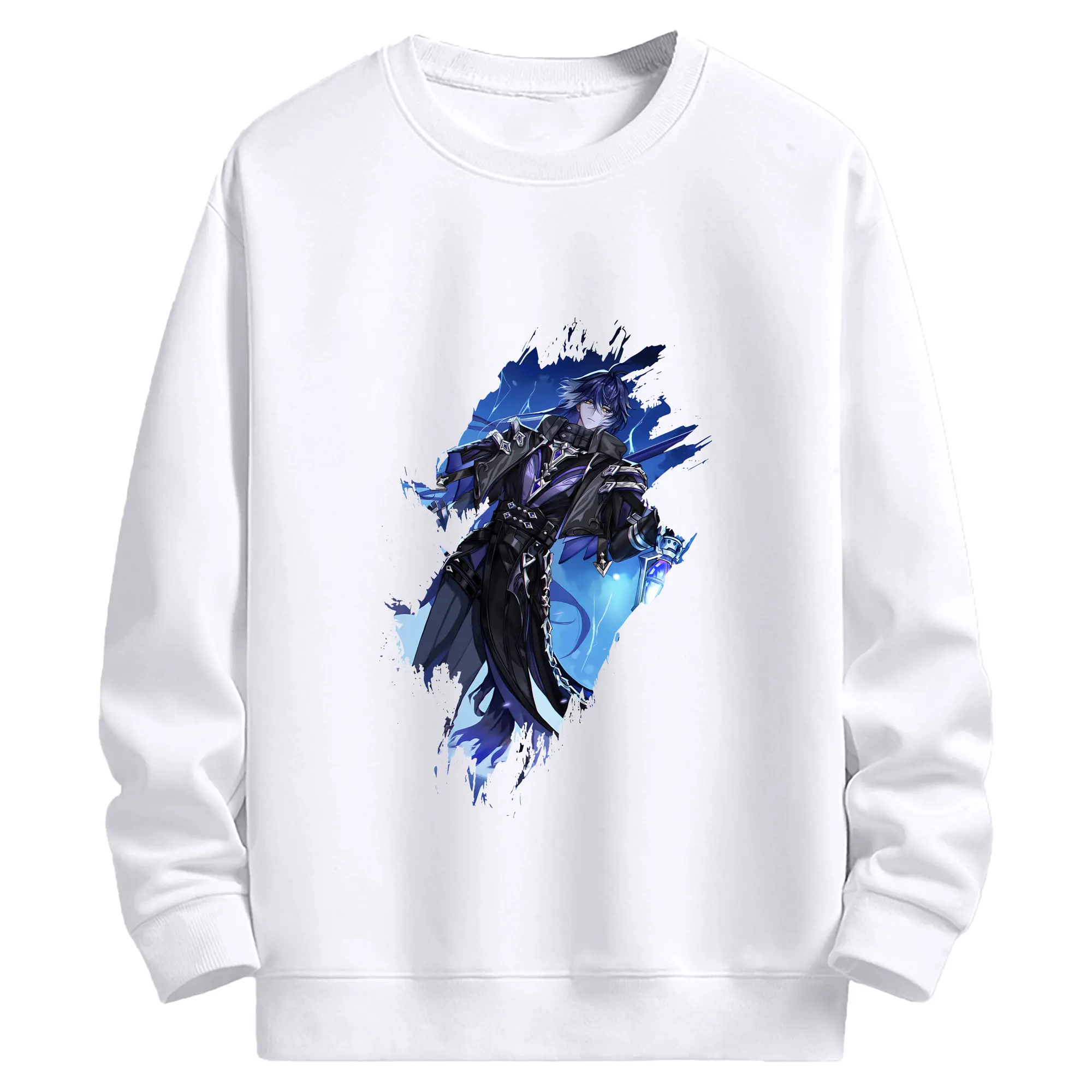 原 神 グッズ フリンズ - 高品質 クルーネック スウェット ・ コットン59％ ポリエステル41％ ・ ユニセックス 長袖 トレーナー ・ カジュアル デイリー スポーツ 散歩用