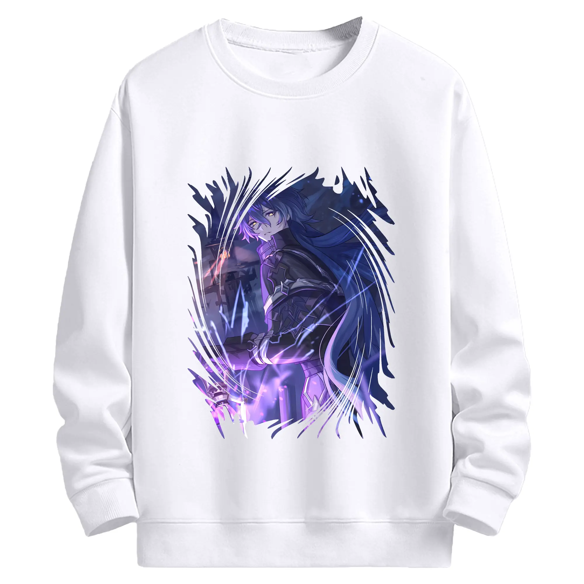 原 神 グッズ フリンズ - 高品質 クルーネック スウェット ・ コットン59％ ポリエステル41％ ・ ユニセックス 長袖 トレーナー ・ カジュアル デイリー スポーツ 散歩用