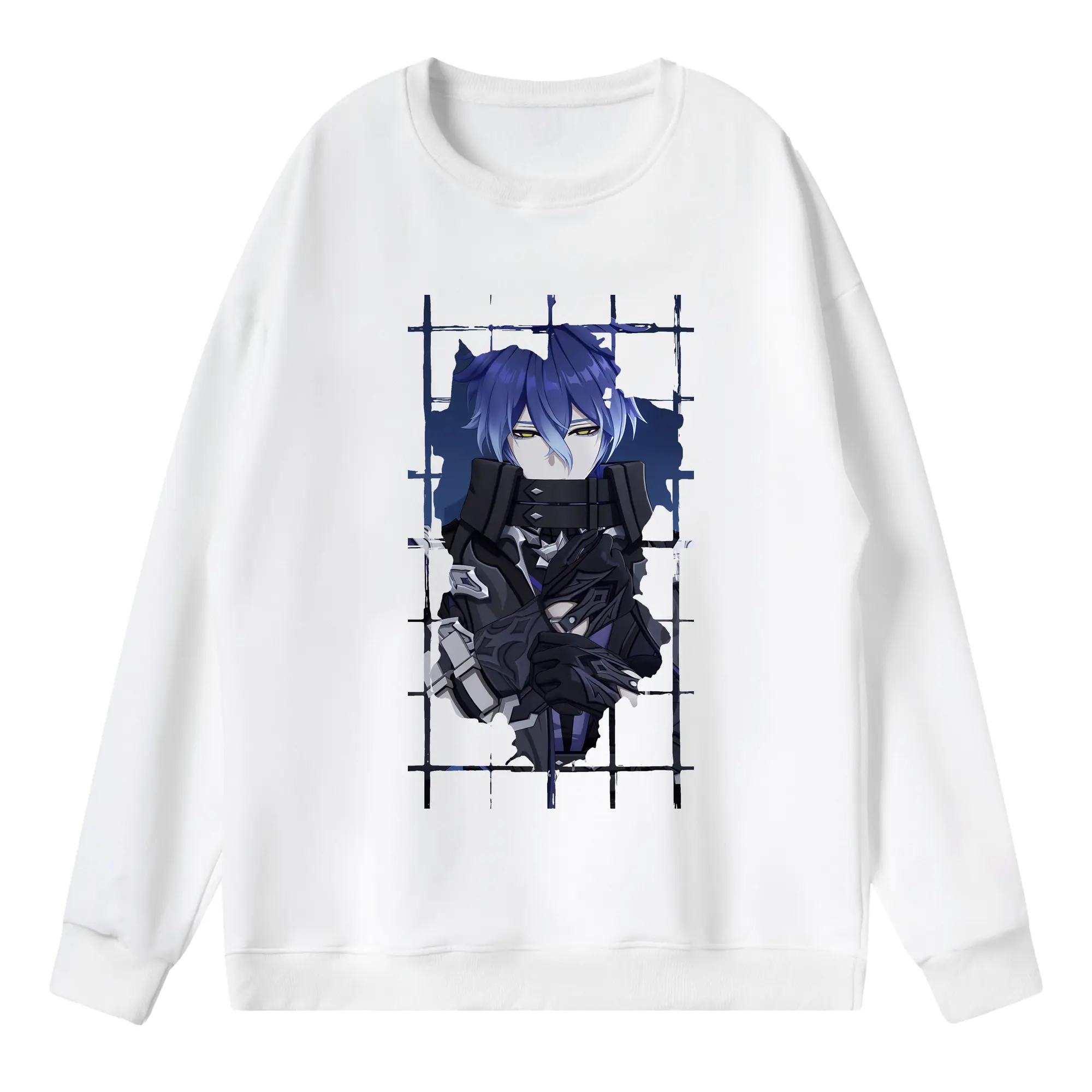 原 神 グッズ フリンズ - 薄手 クルーネック スウェット 裏毛260g · ポリエステル 春秋向け カジュアル 男女兼用 · トレーナー デイリー スポーツ 散歩に最適