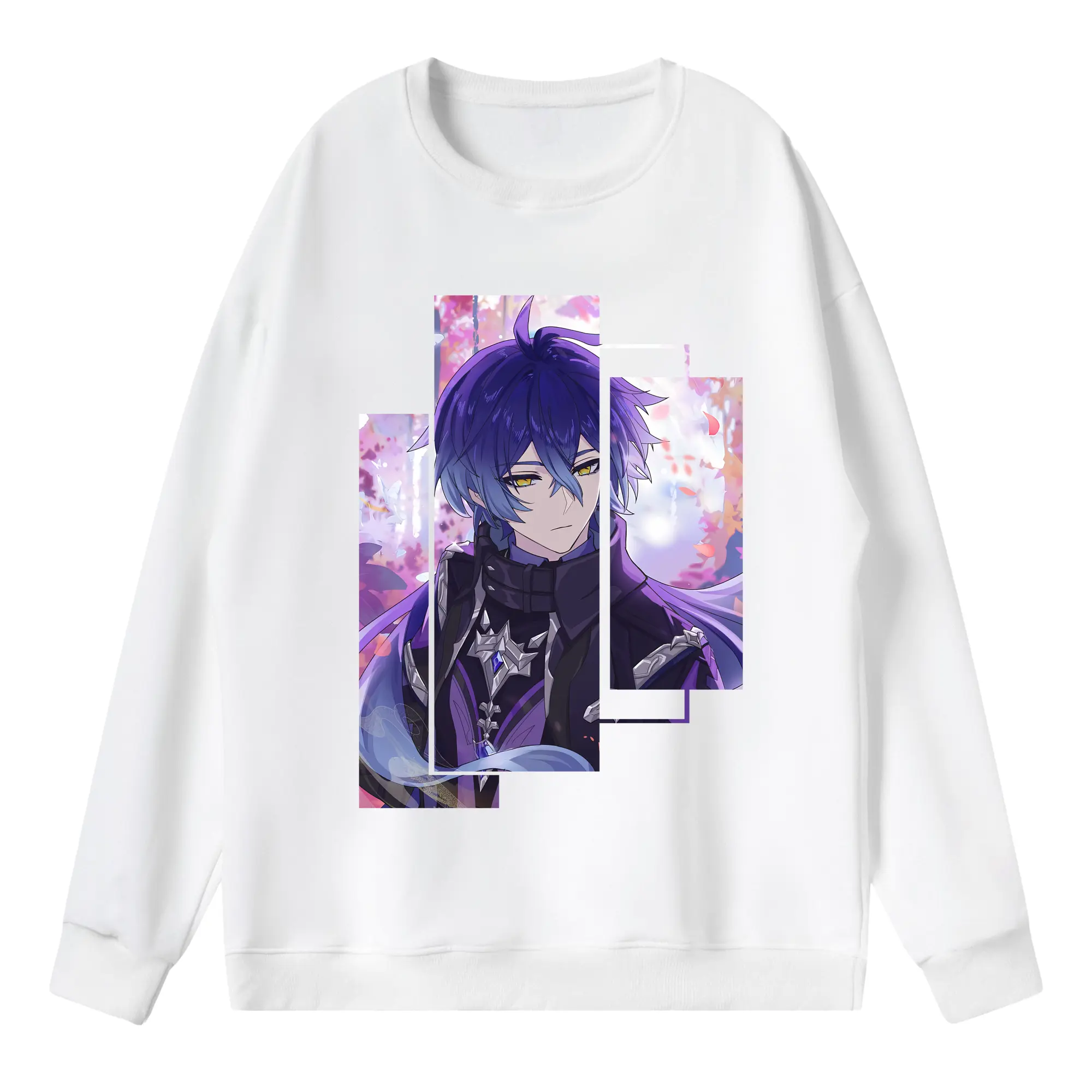 原 神 グッズ フリンズ - 薄手 クルーネック スウェット 裏毛260g · ポリエステル 春秋向け カジュアル 男女兼用 · トレーナー デイリー スポーツ 散歩に最適