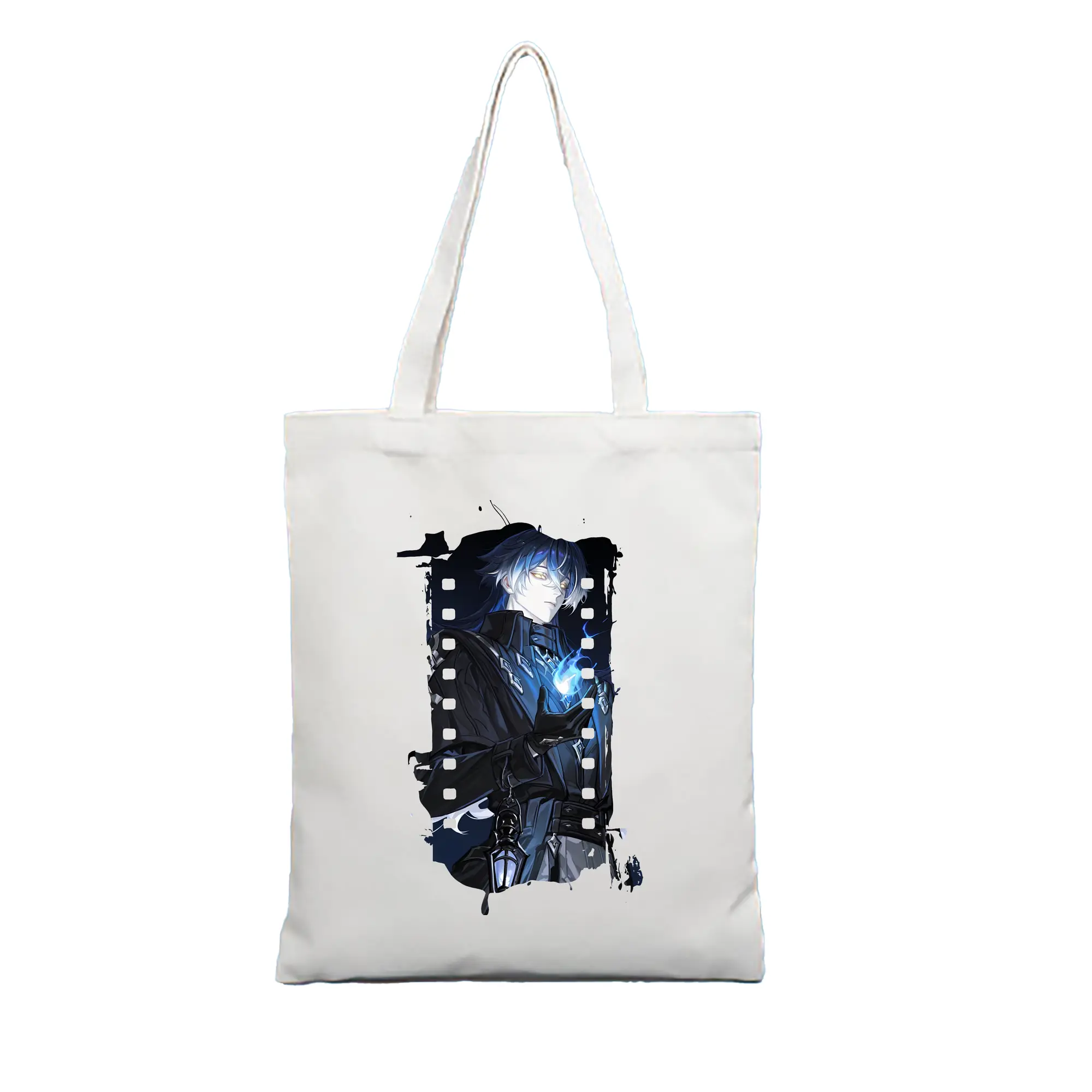 原 神 グッズ フリンズ - 縦型キャンバス手提げバッグ（トートバッグ） ・ キャンバス素材 ・ ショッピング用 ・ 軽量 丈夫 お手入れ簡単