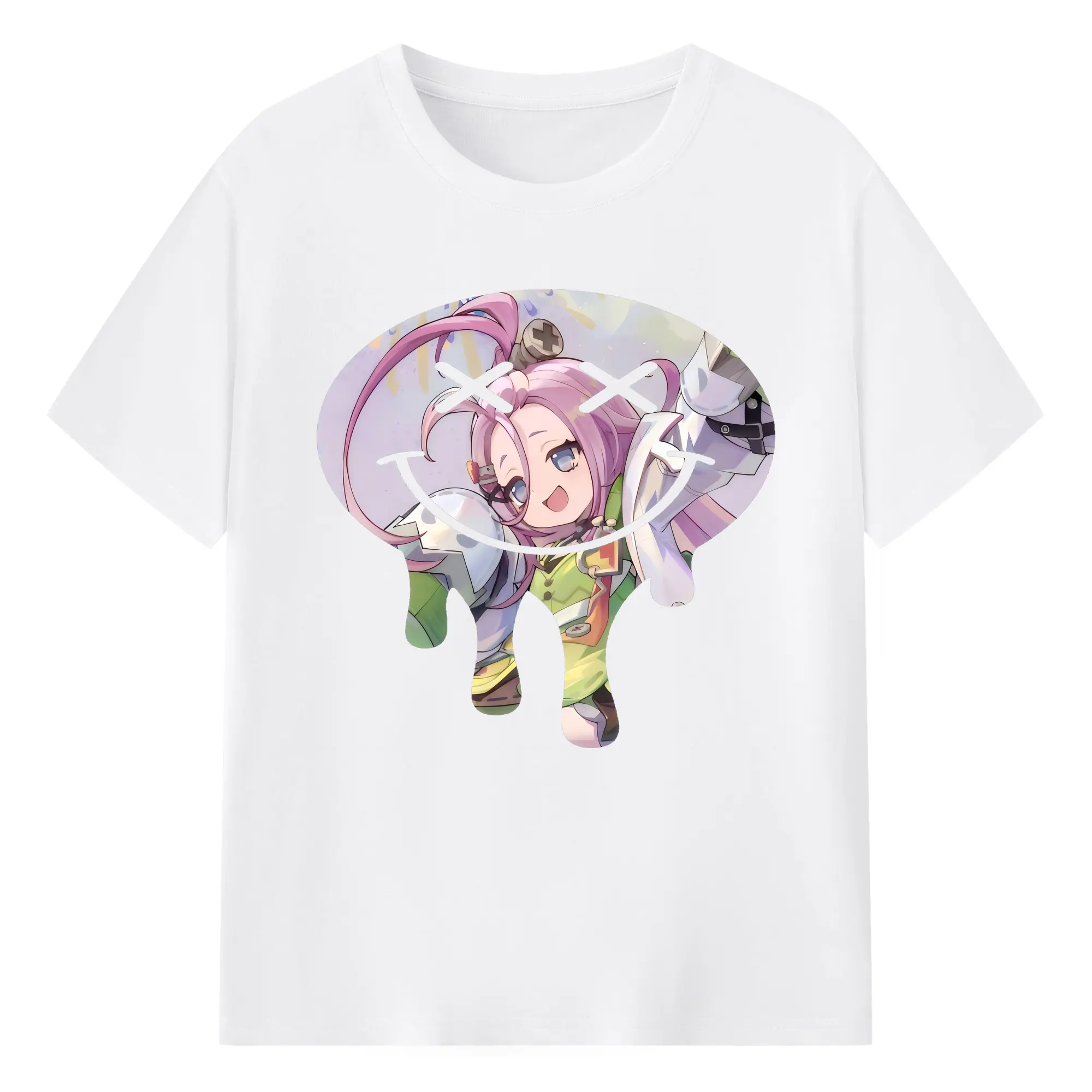 原 神 グッズ アイノ - 綿100％ 半袖Tシャツ ・ フロントプリント ・ 快適 通気性 ・ 日常使い 散歩 スポーツ用