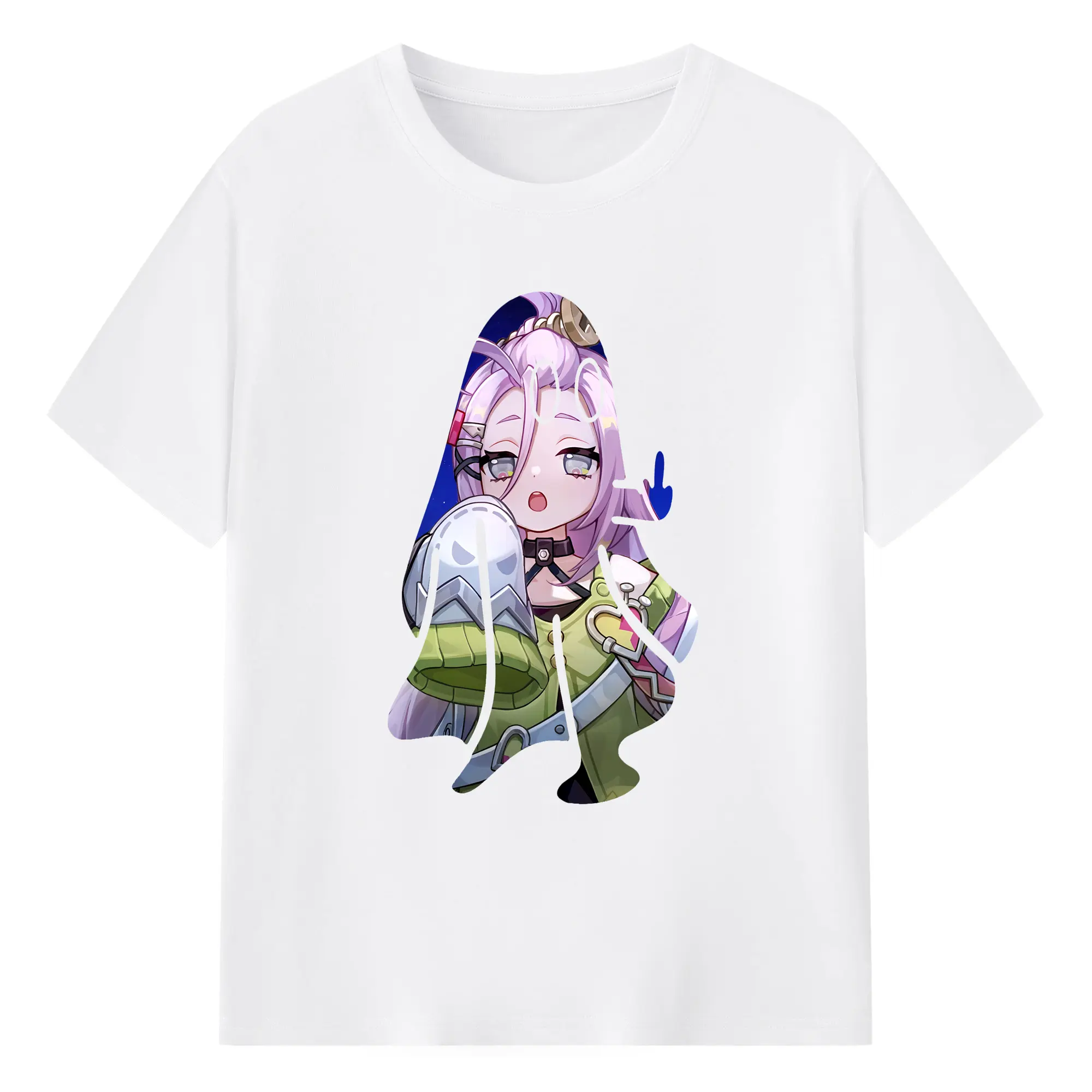 原 神 グッズ アイノ - 綿100％ 半袖Tシャツ ・ フロントプリント ・ 快適 通気性 ・ 日常使い 散歩 スポーツ用