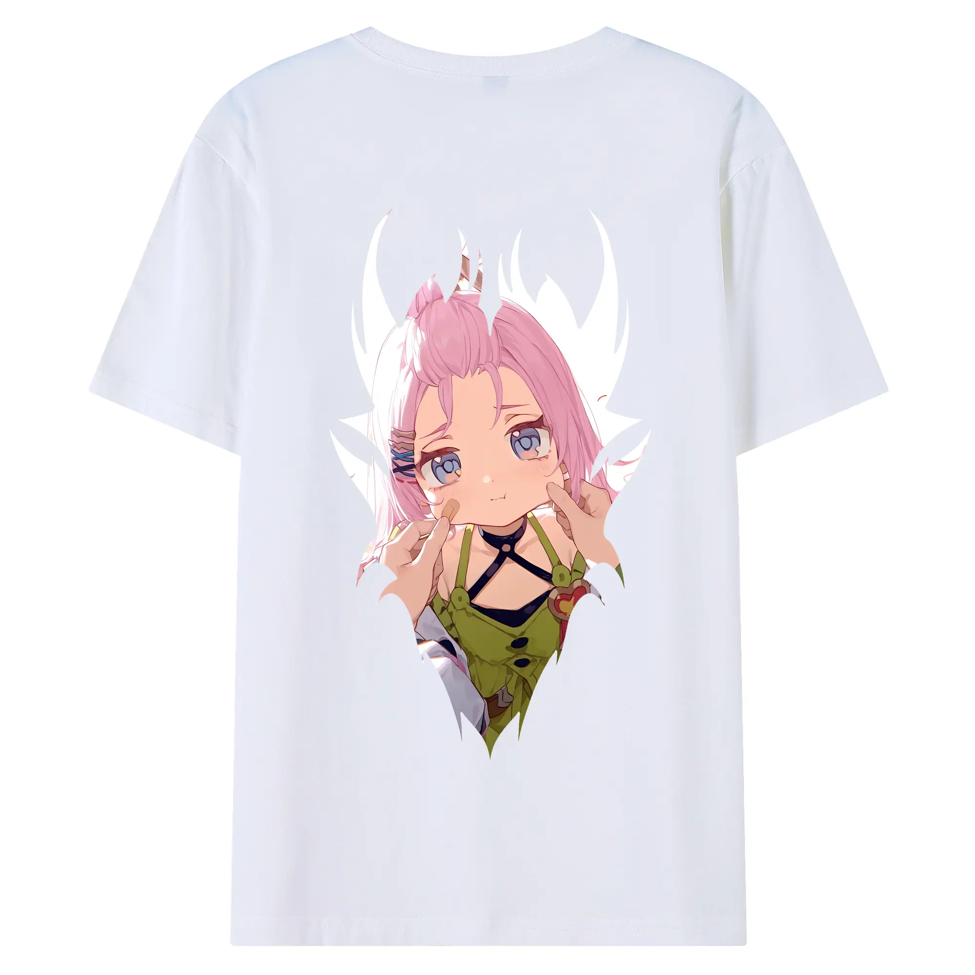 原 神 グッズ アイノ - 綿100％ 半袖Tシャツ ・ バックプリント ・ 快適 通気性 ・ 日常使い 散歩 スポーツ用