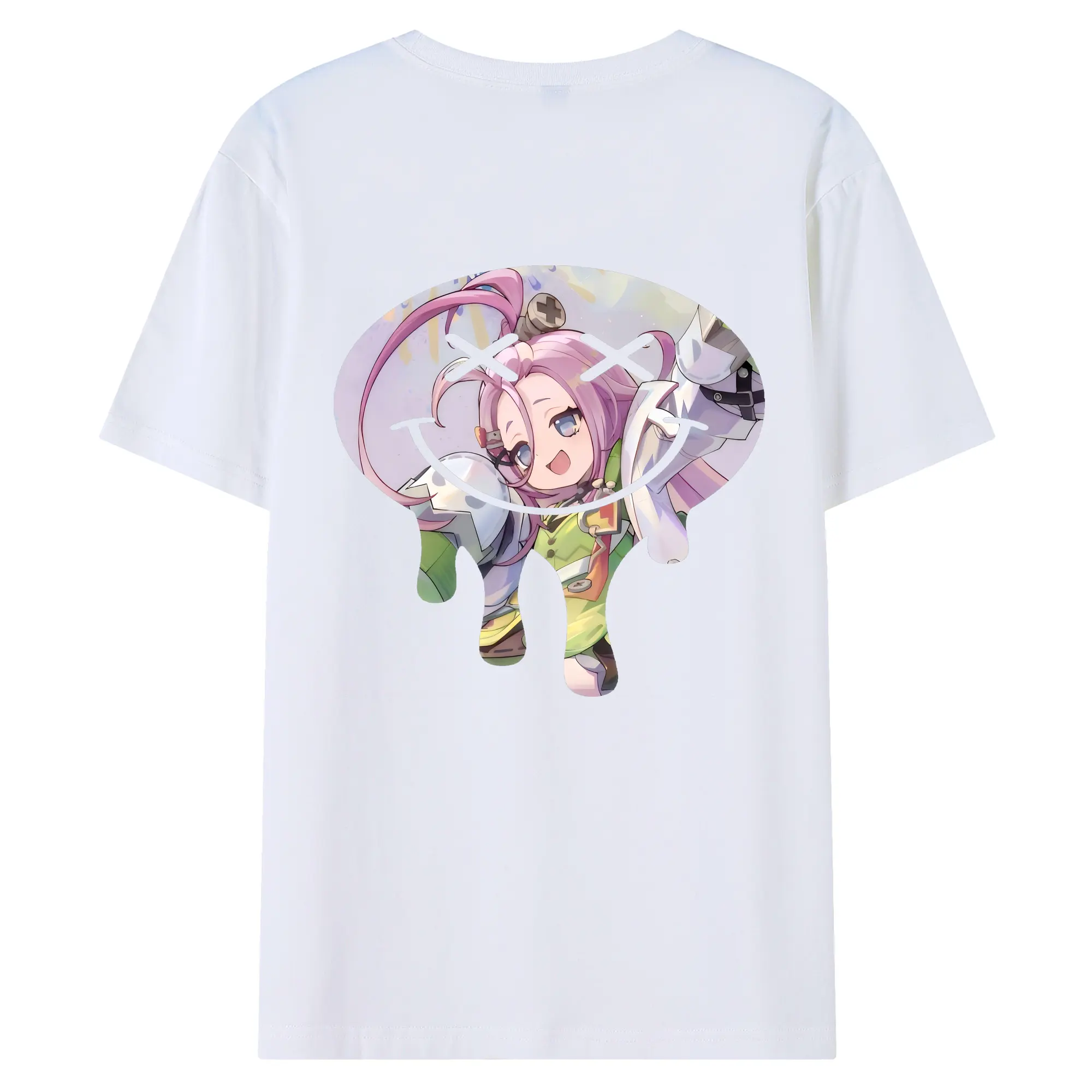 原 神 グッズ アイノ - 綿100％ 半袖Tシャツ ・ バックプリント ・ 快適 通気性 ・ 日常使い 散歩 スポーツ用