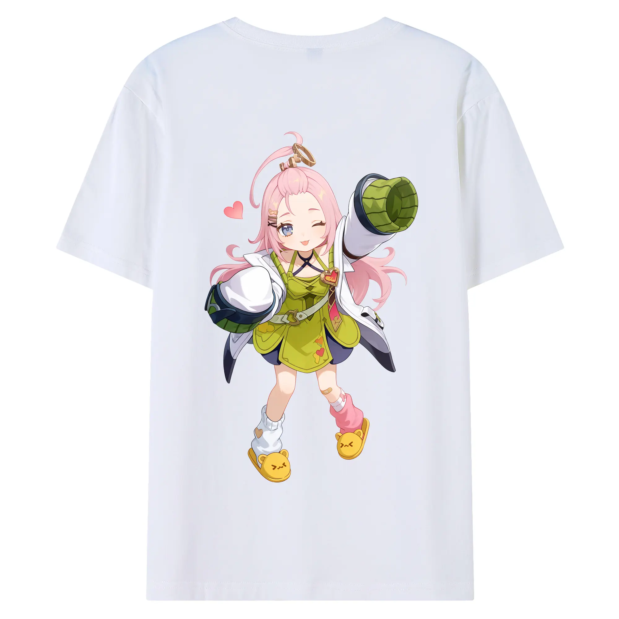 原 神 グッズ アイノ - 綿100％ 半袖Tシャツ ・ バックプリント ・ 快適 通気性 ・ 日常使い 散歩 スポーツ用