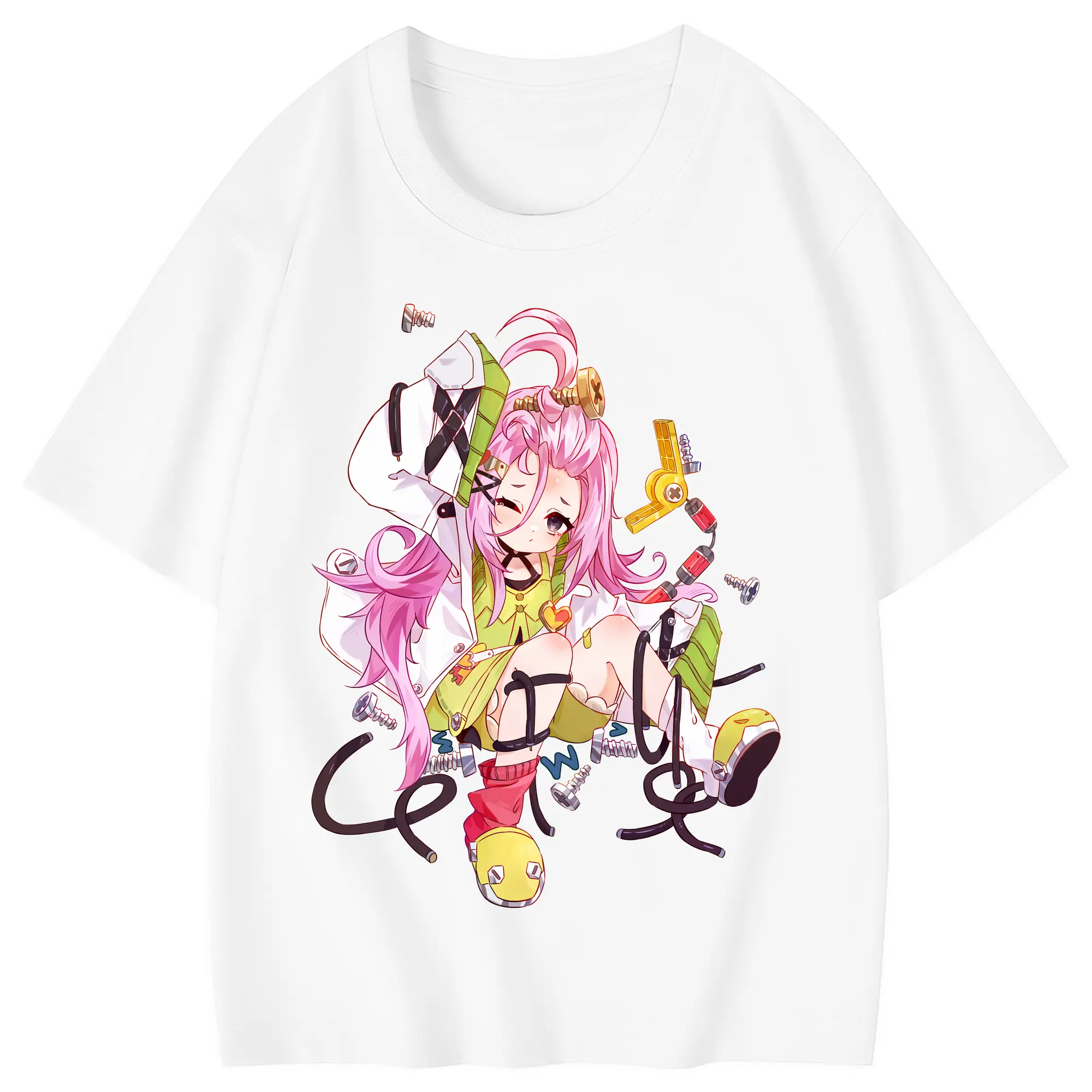 原 神 グッズ アイノ - 綿100％ キッズTシャツ ・ フロントプリント ・ 快適 通気性 ・ スポーツ カジュアル 散歩用