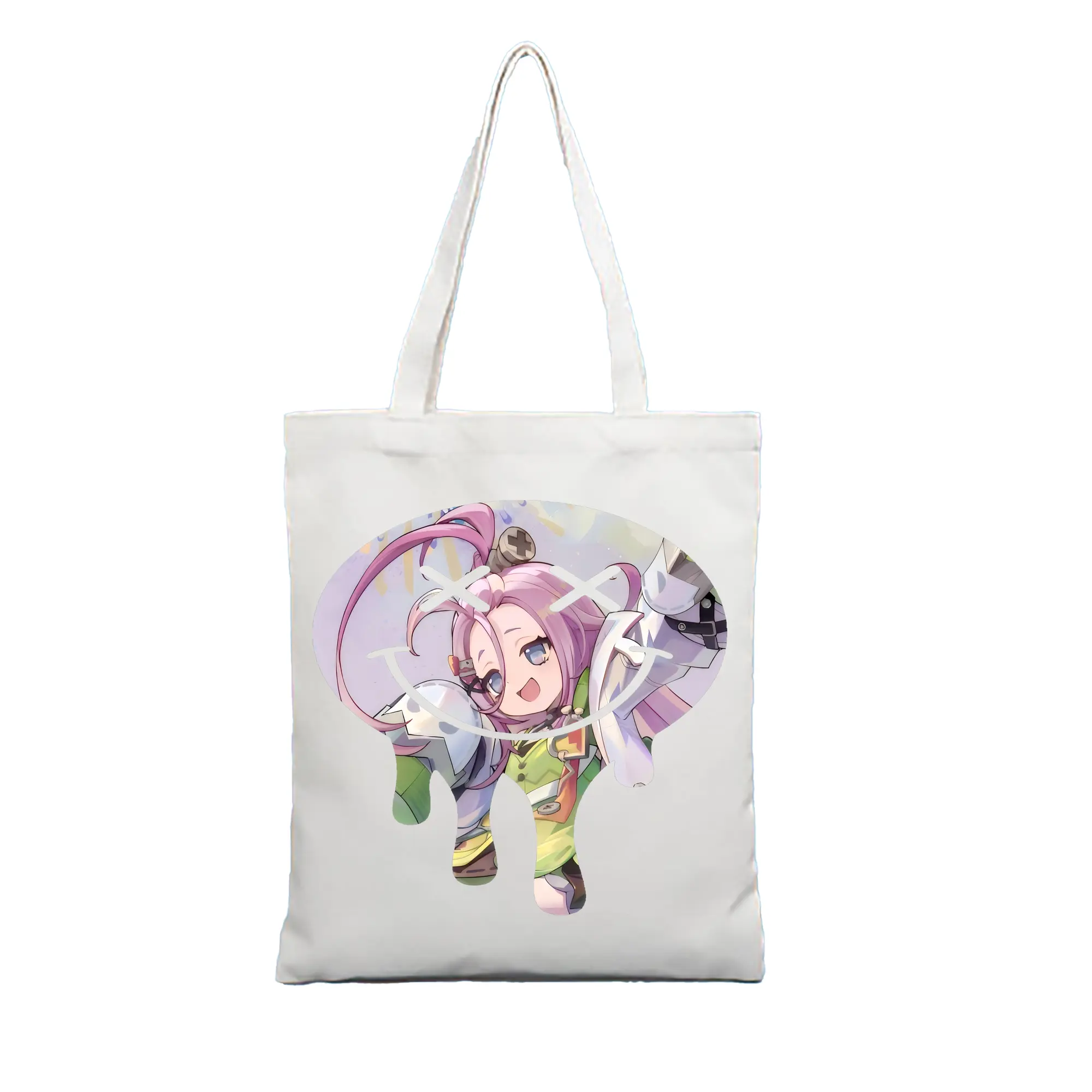 原 神 グッズ アイノ - 縦型キャンバス手提げバッグ（トートバッグ） ・ キャンバス素材 ・ ショッピング用 ・ 軽量 丈夫 お手入れ簡単