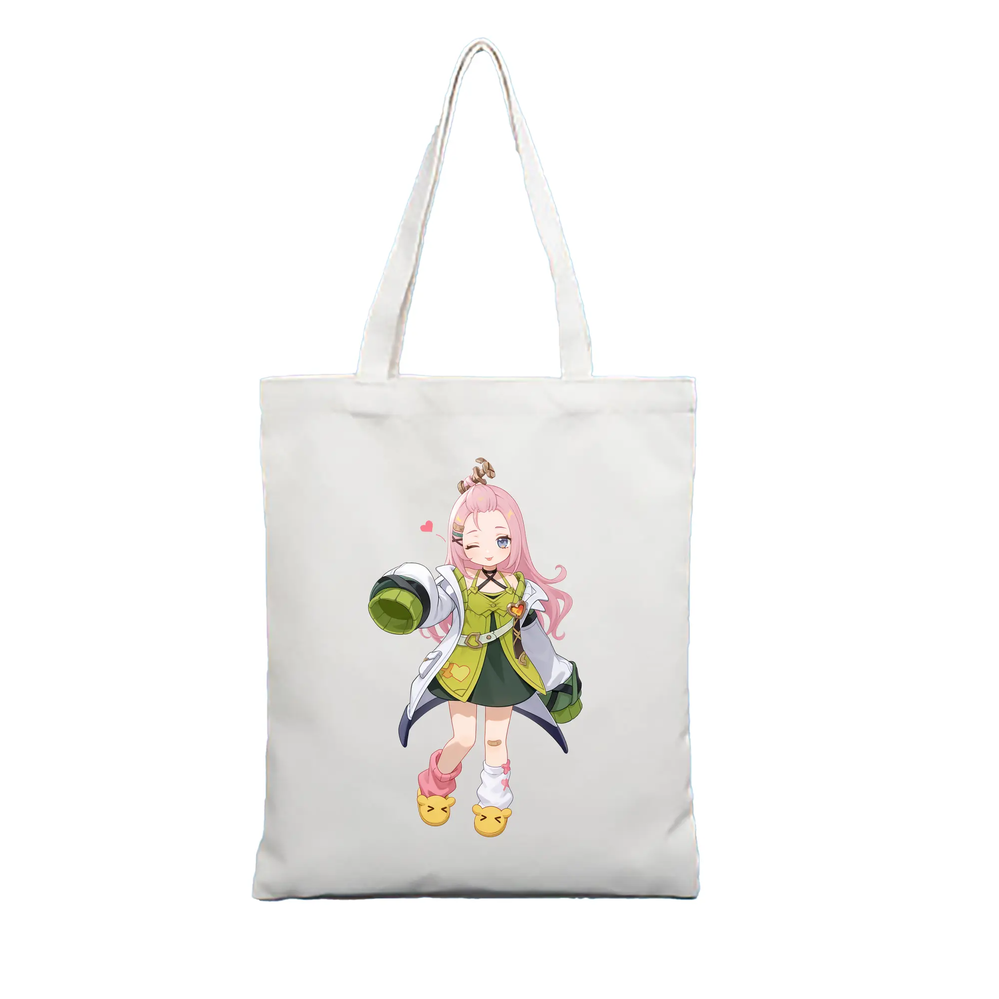 原 神 グッズ アイノ - 縦型キャンバス手提げバッグ（トートバッグ） ・ キャンバス素材 ・ ショッピング用 ・ 軽量 丈夫 お手入れ簡単