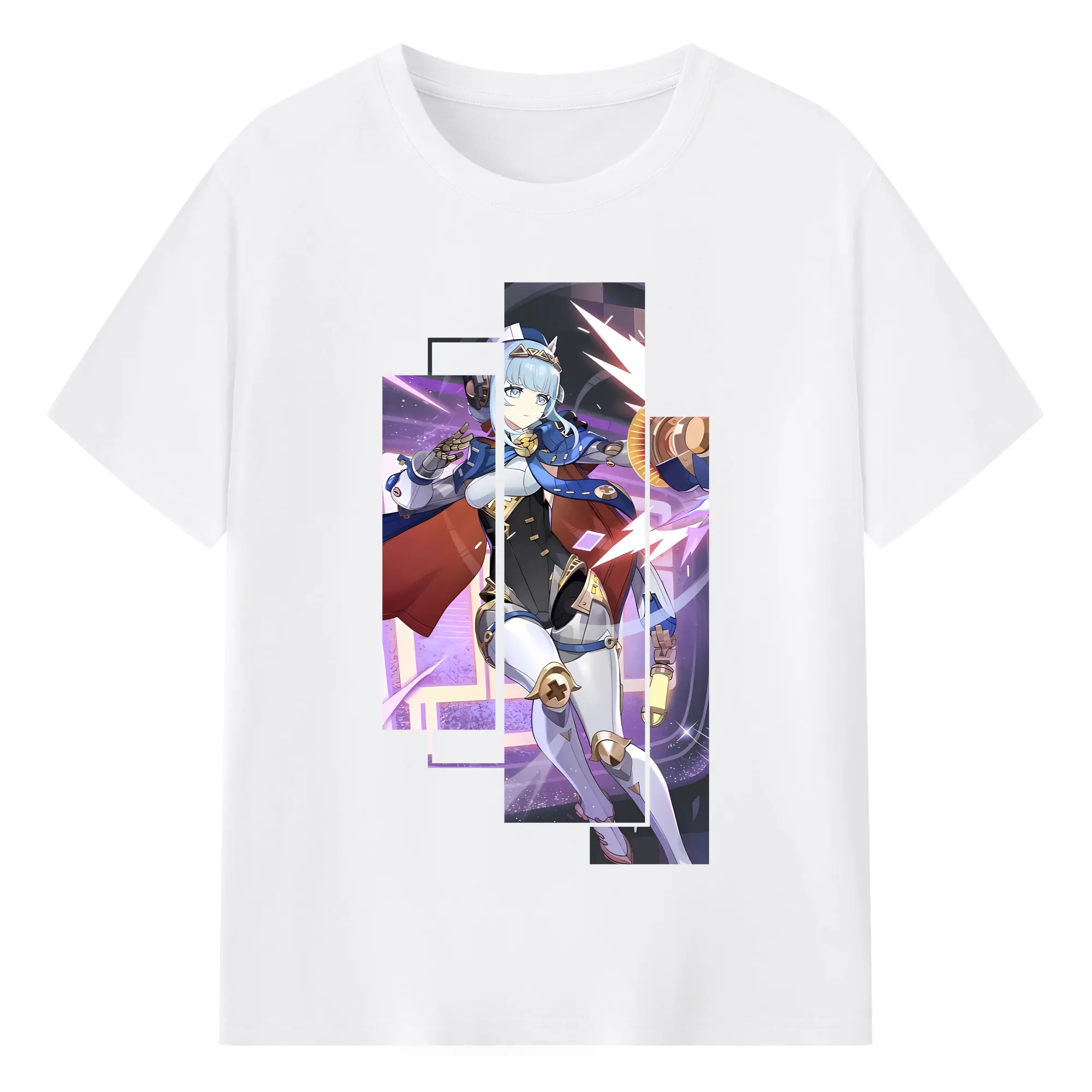 原 神 グッズ イネファ - 綿100％ 半袖Tシャツ ・ フロントプリント ・ 快適 通気性 ・ 日常使い 散歩 スポーツ用