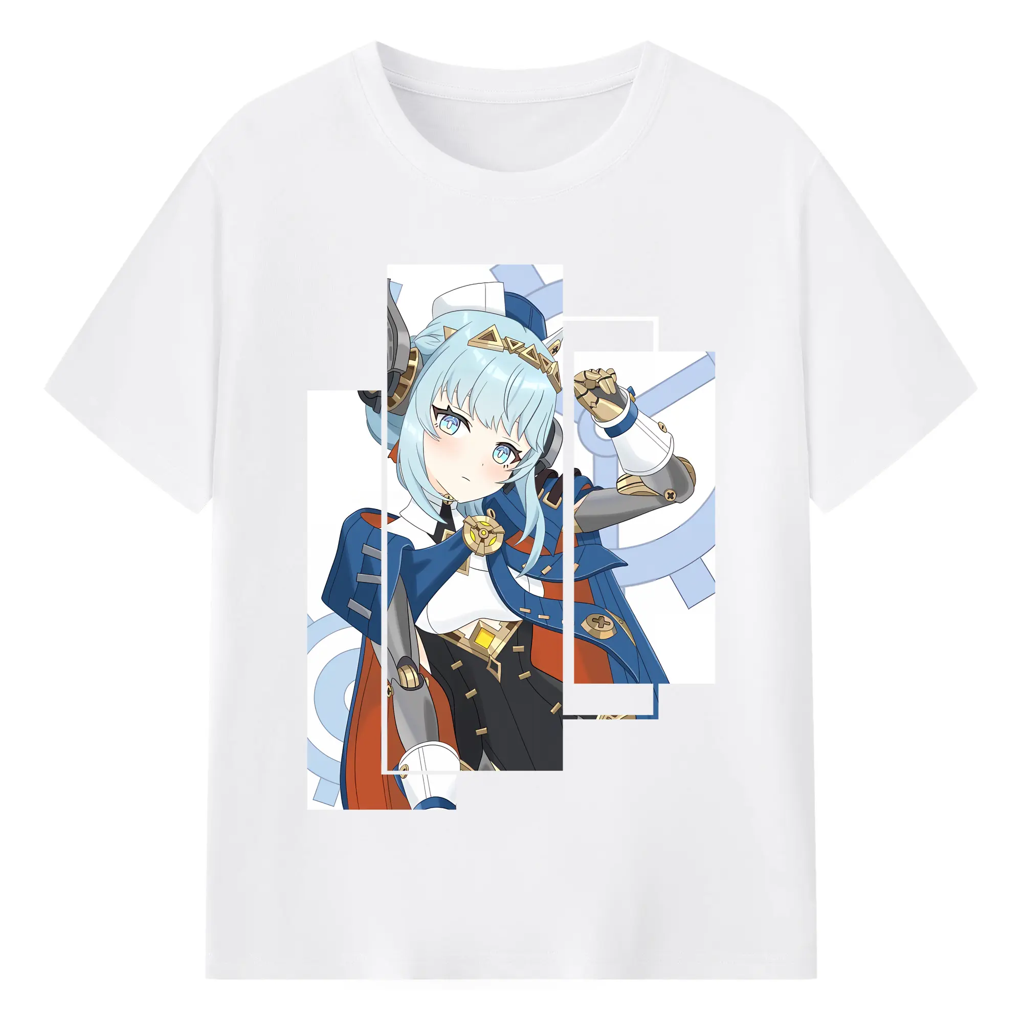 原 神 グッズ イネファ - 綿100％ 半袖Tシャツ ・ フロントプリント ・ 快適 通気性 ・ 日常使い 散歩 スポーツ用