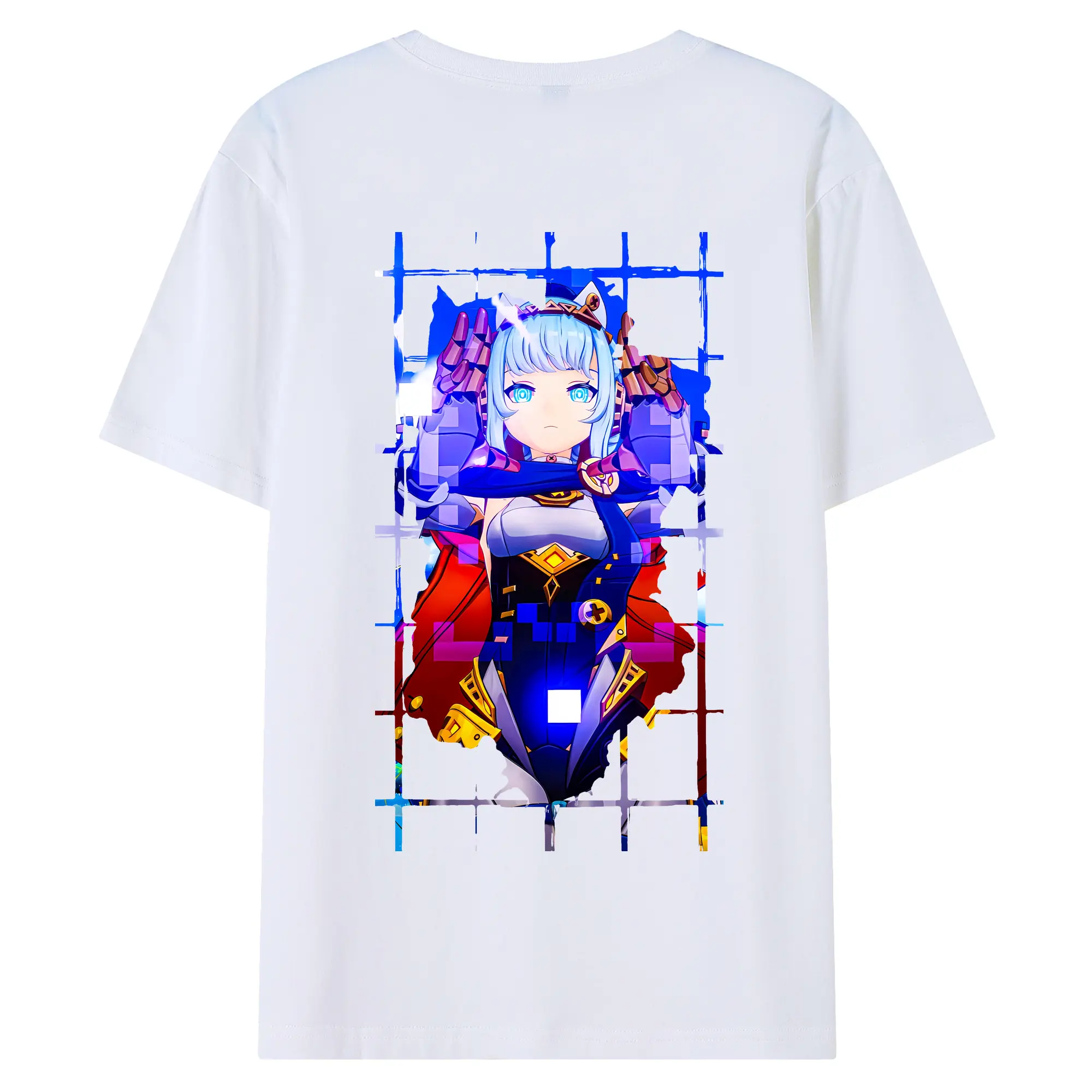 原 神 グッズ イネファ - 綿100％ 半袖Tシャツ ・ バックプリント ・ 快適 通気性 ・ 日常使い 散歩 スポーツ用