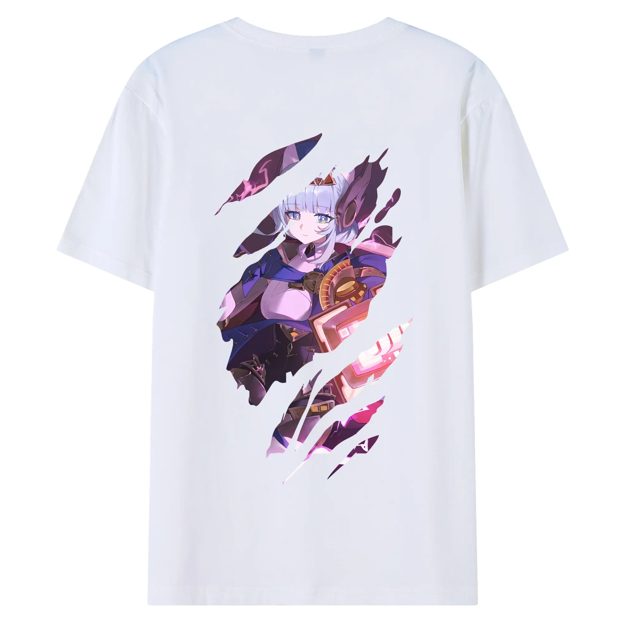 原 神 グッズ イネファ - 綿100％ 半袖Tシャツ ・ バックプリント ・ 快適 通気性 ・ 日常使い 散歩 スポーツ用