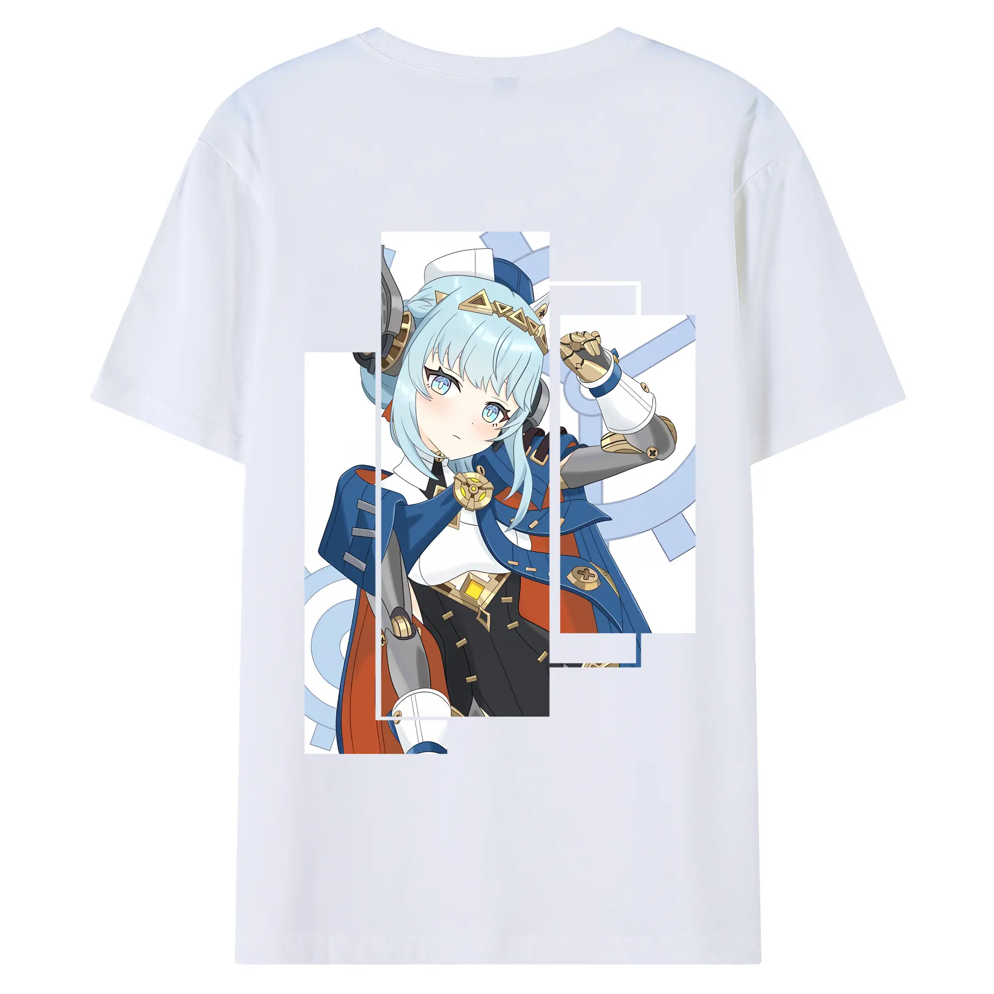 原 神 グッズ イネファ - 綿100％ 半袖Tシャツ ・ バックプリント ・ 快適 通気性 ・ 日常使い 散歩 スポーツ用